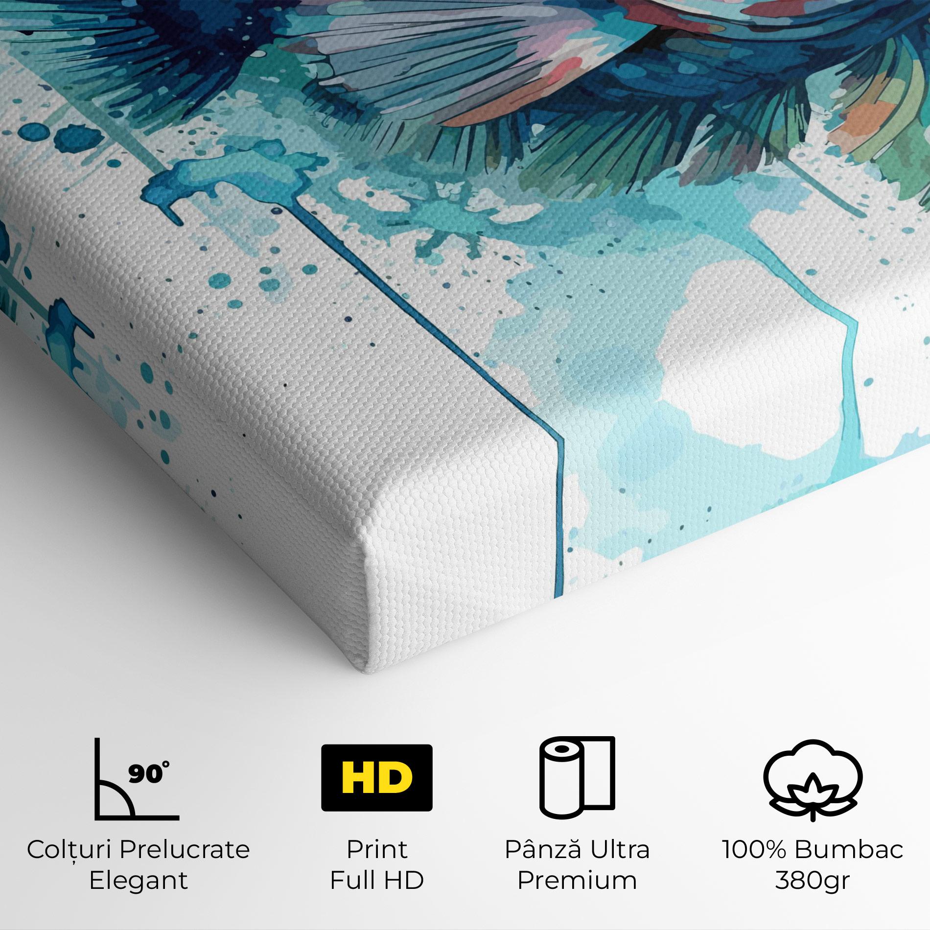 Tablou Canvas Watercolor Fish mockup 4