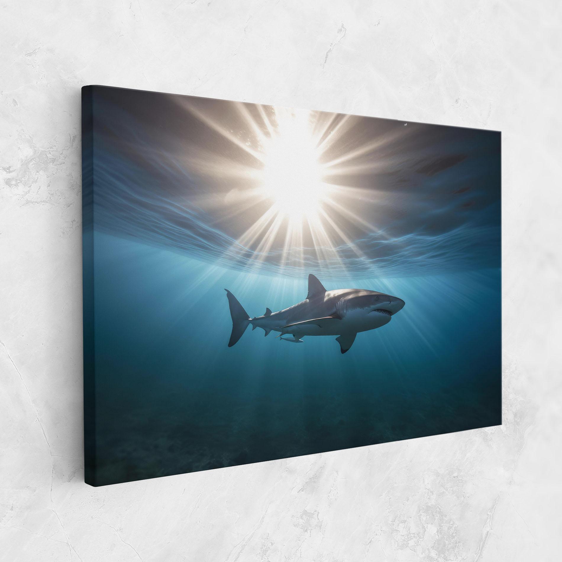 Tablou Canvas Big Shark mockup 1