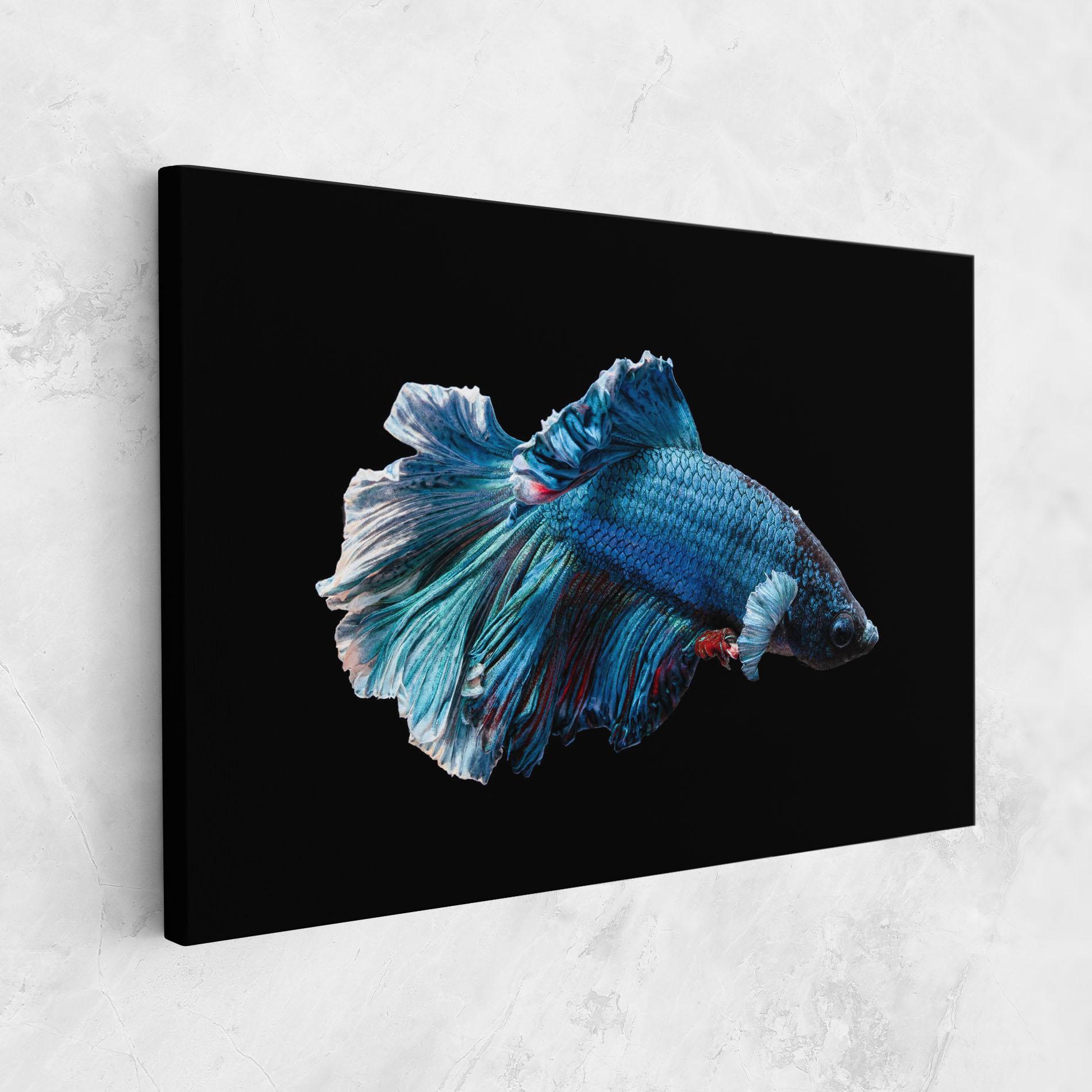 Tablou Canvas Blue Betta mockup 1