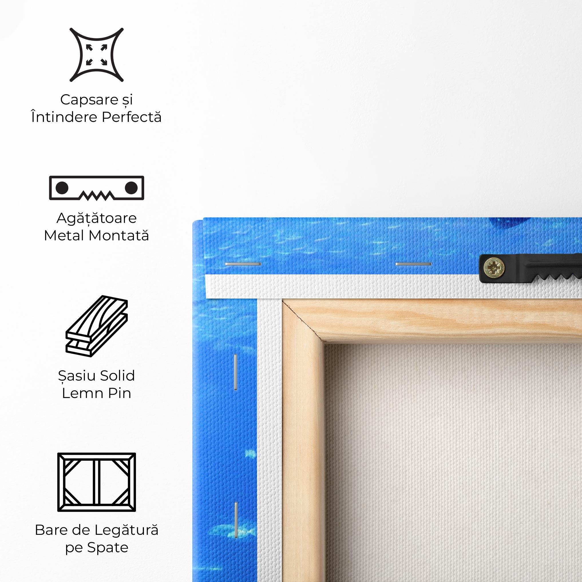 Tablou Canvas Aquarium Girl mockup 5