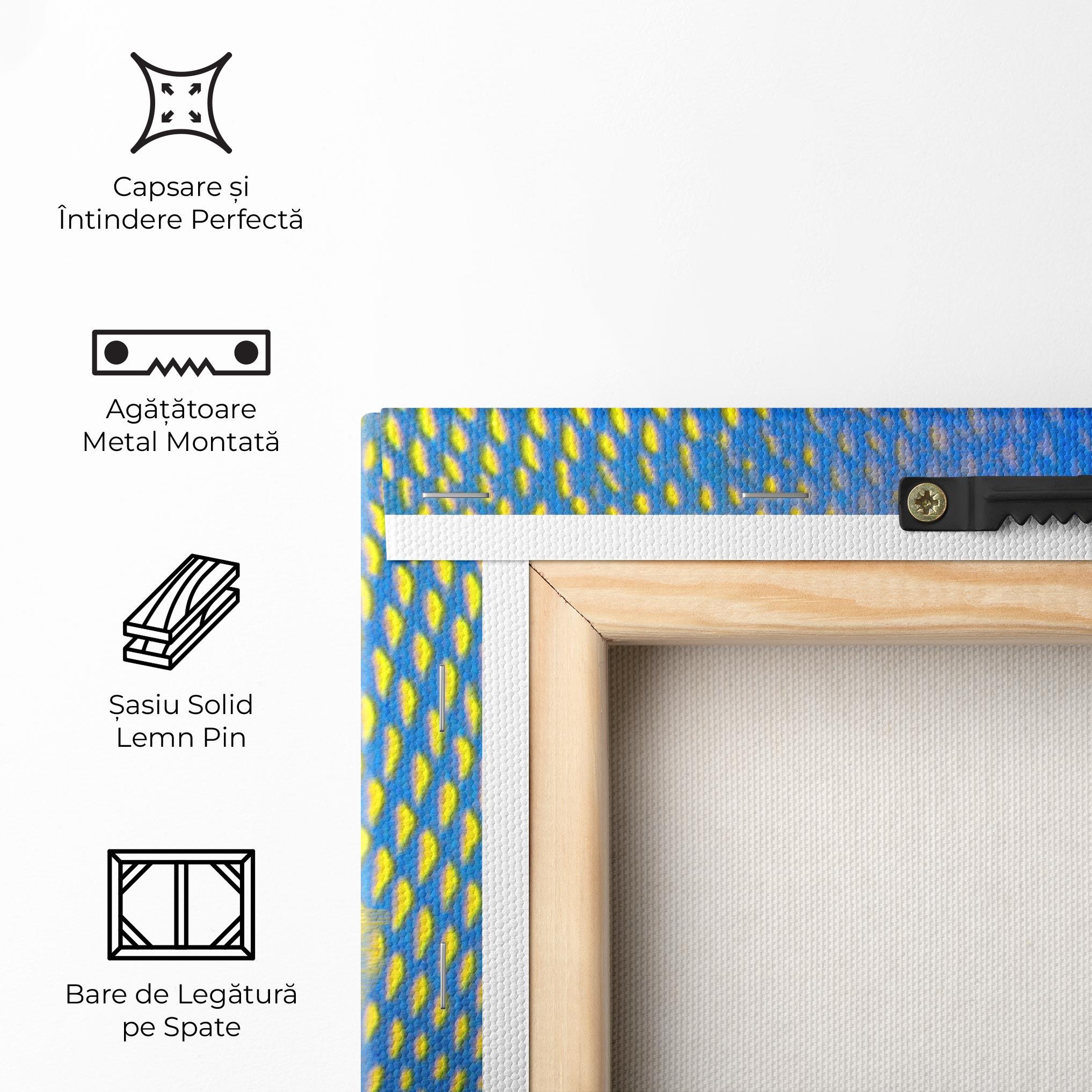 Tablou Canvas Blue Yellow Fish mockup 5