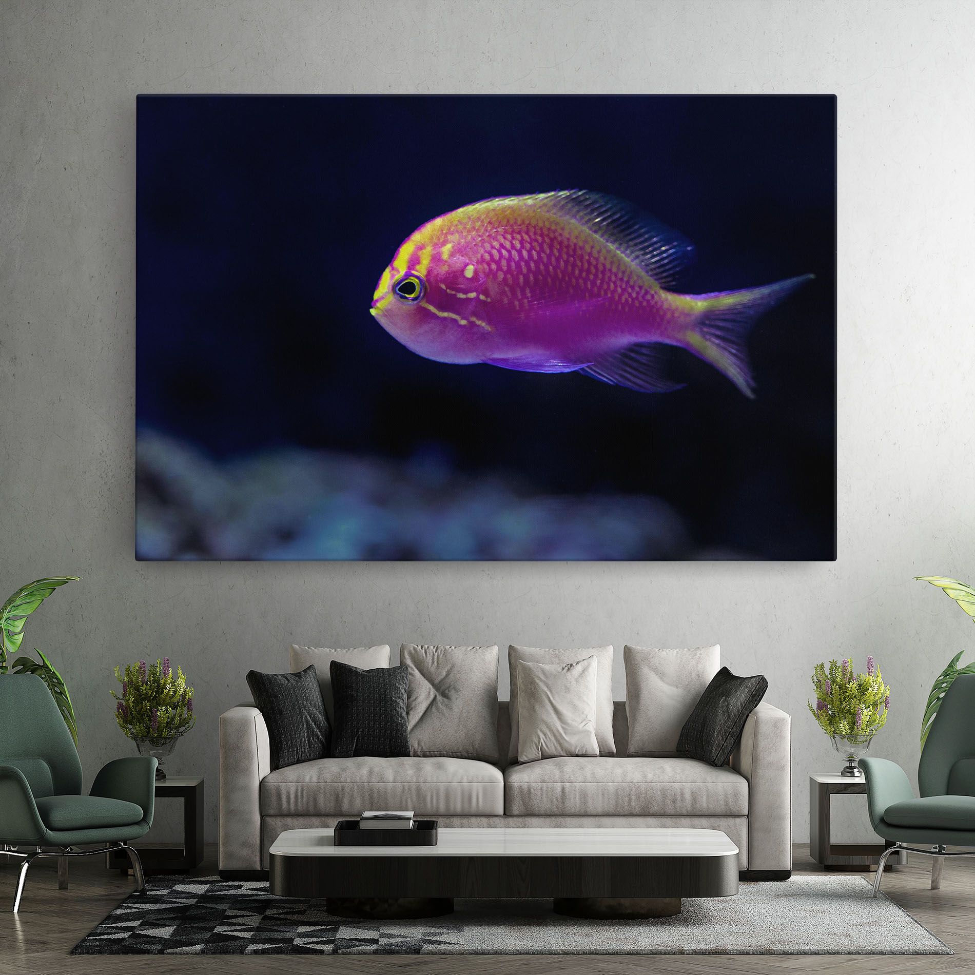 Angry Pink Fish mockup 7