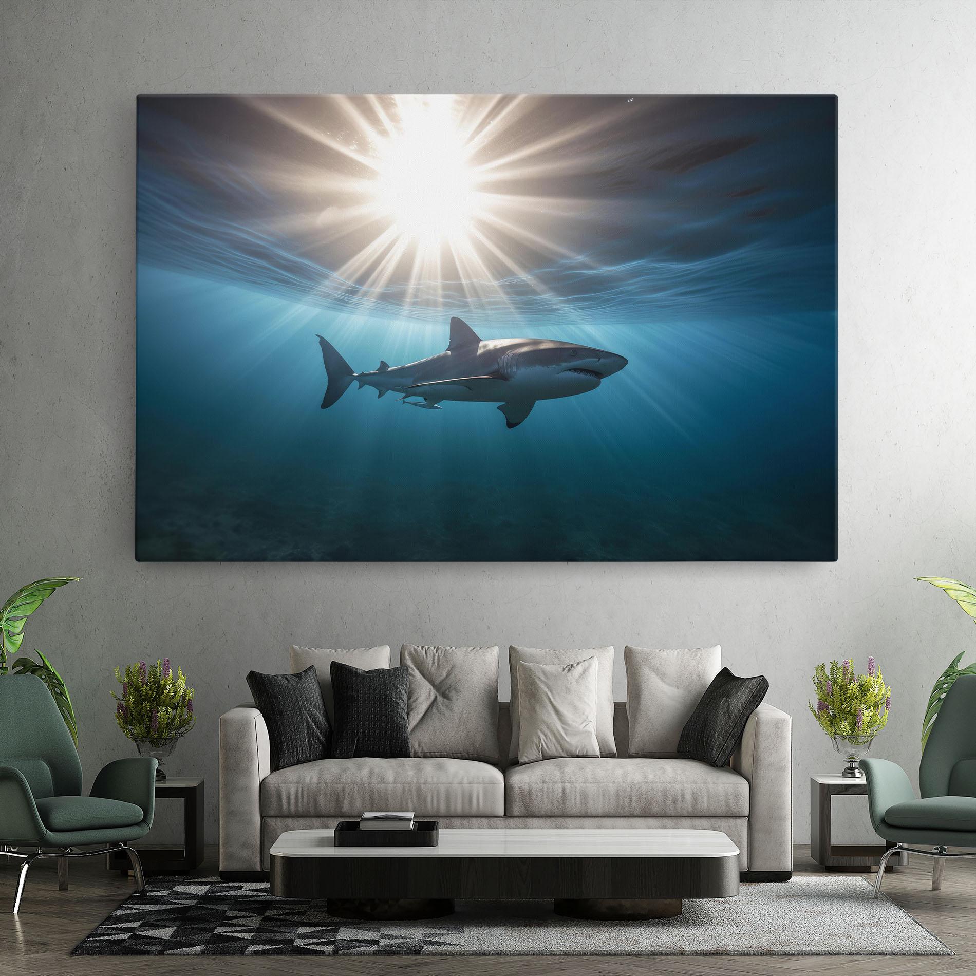 Tablou Canvas Big Shark mockup 7
