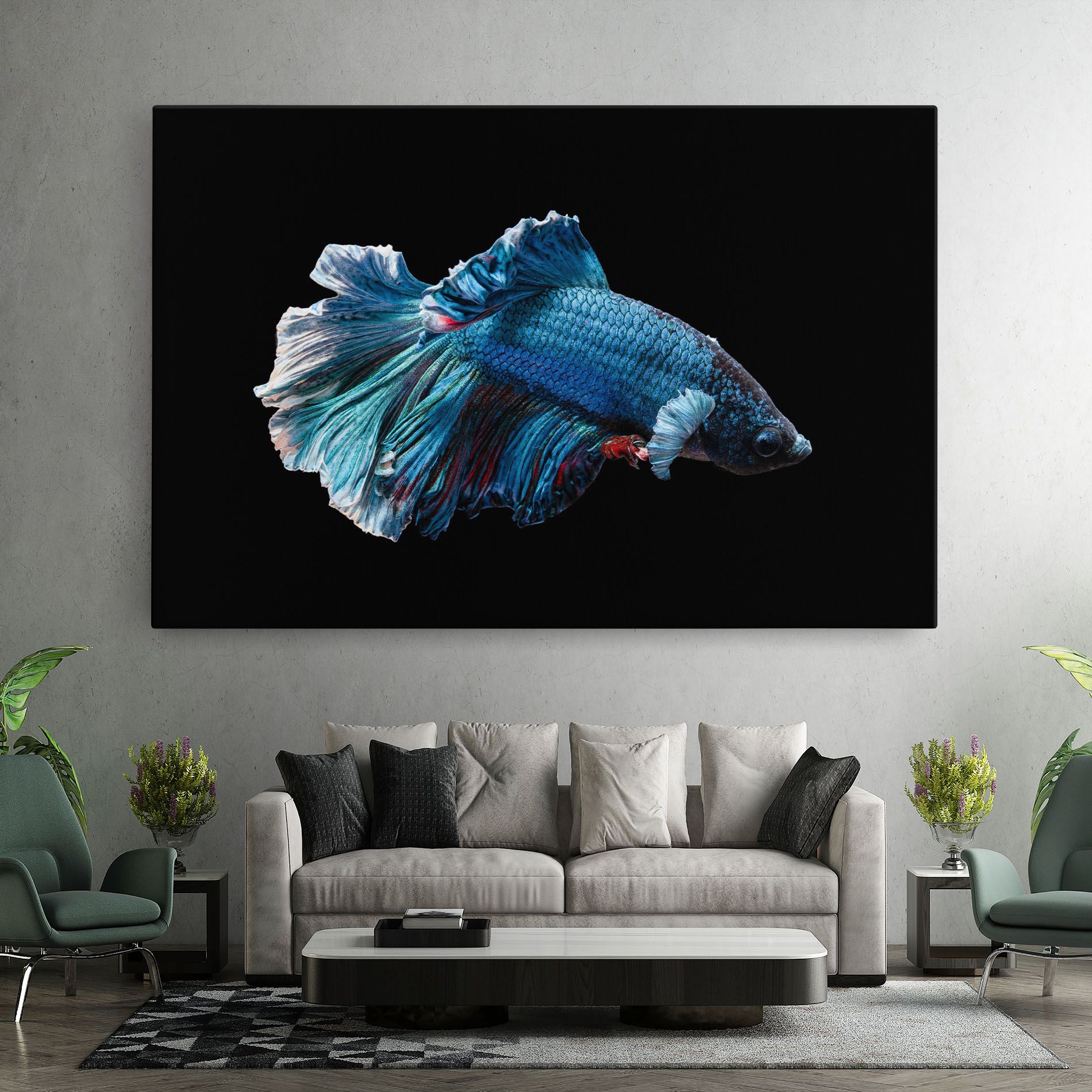 Blue Betta mockup 7