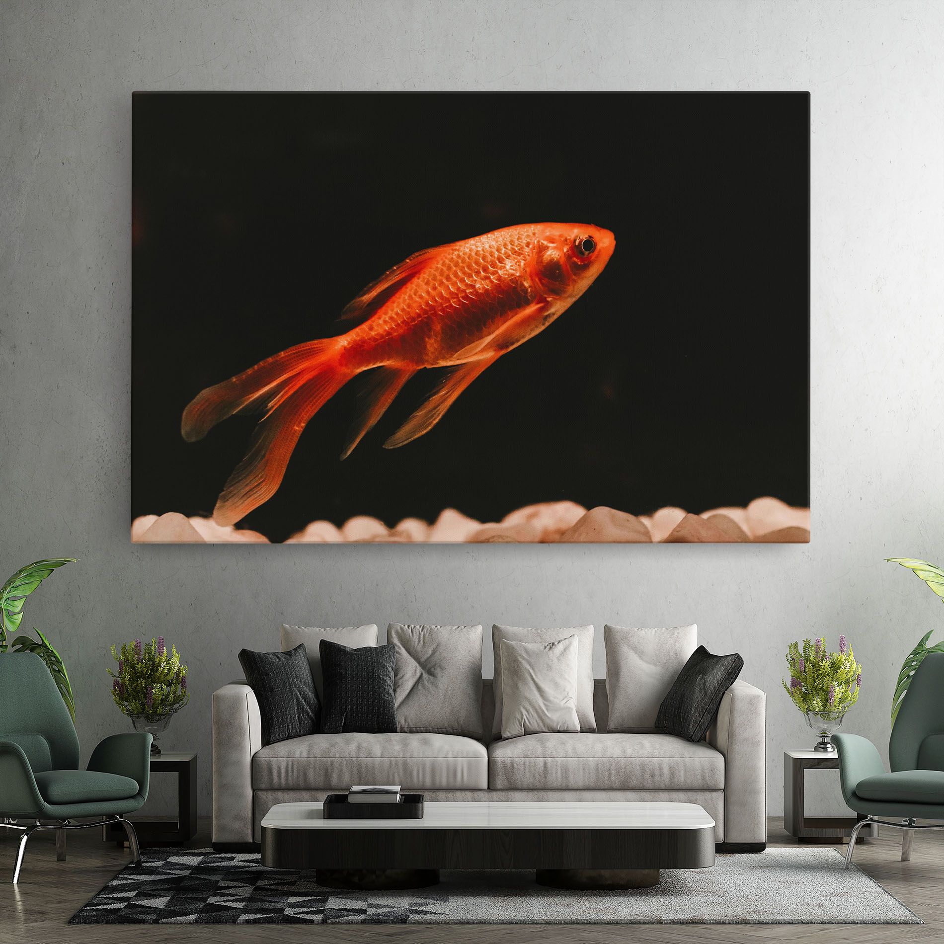 Small Orange Fish mockup 7