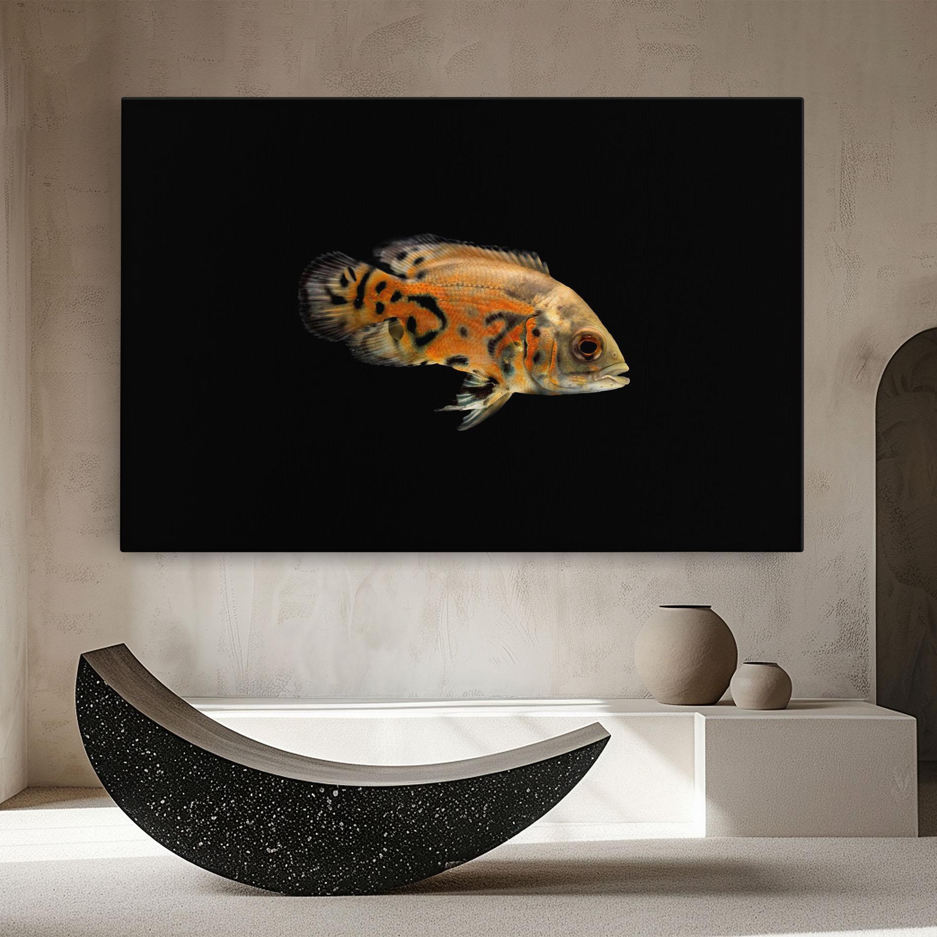Tablou Canvas Cute Brown Fish mockup 8