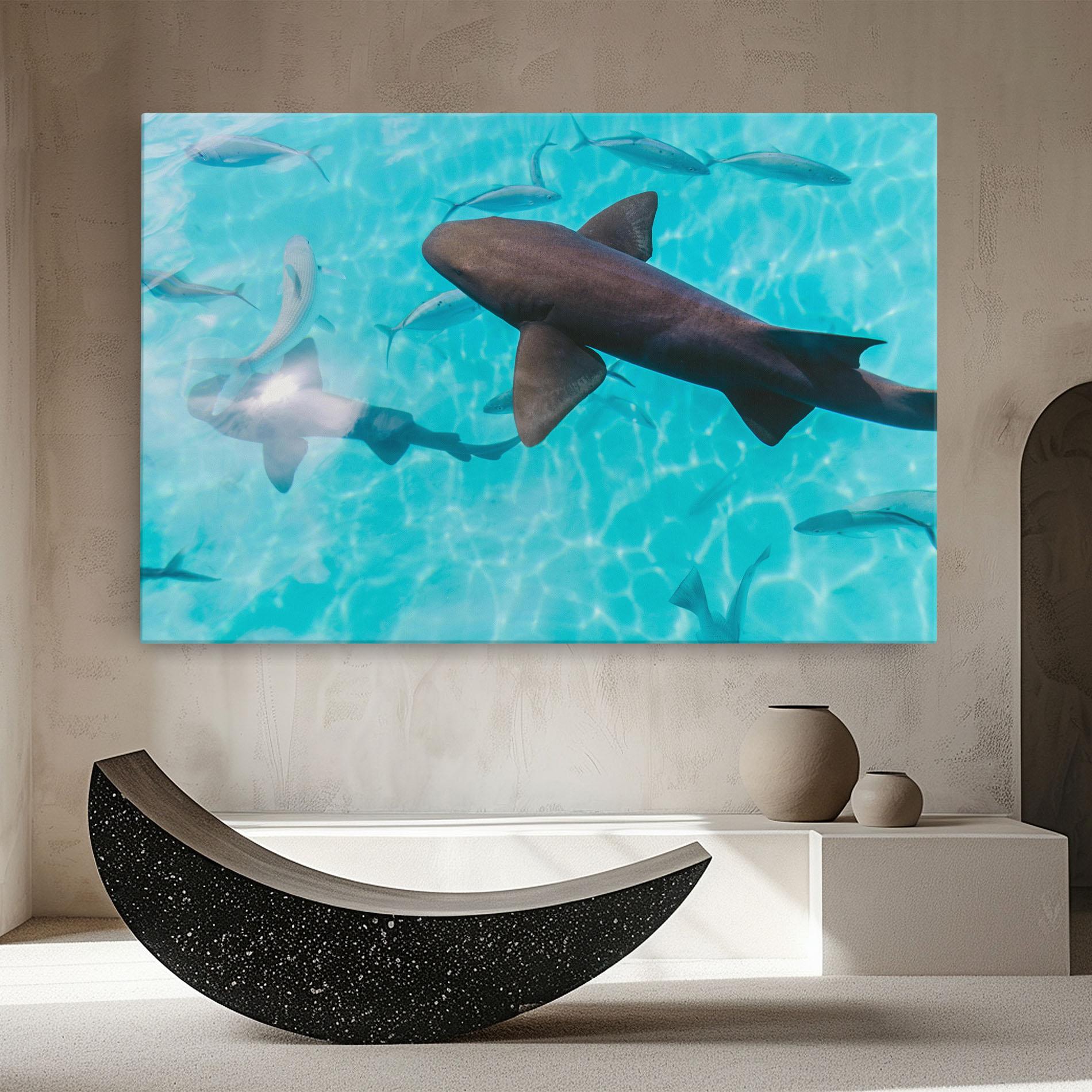 Tablou Canvas Pretty Shark mockup 8