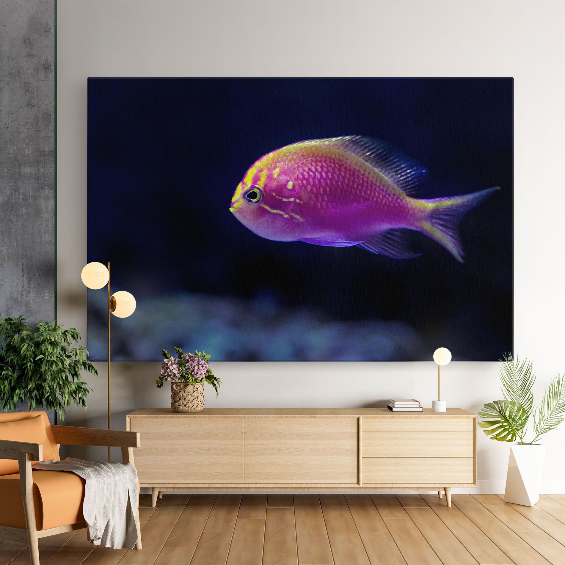 Angry Pink Fish mockup 9