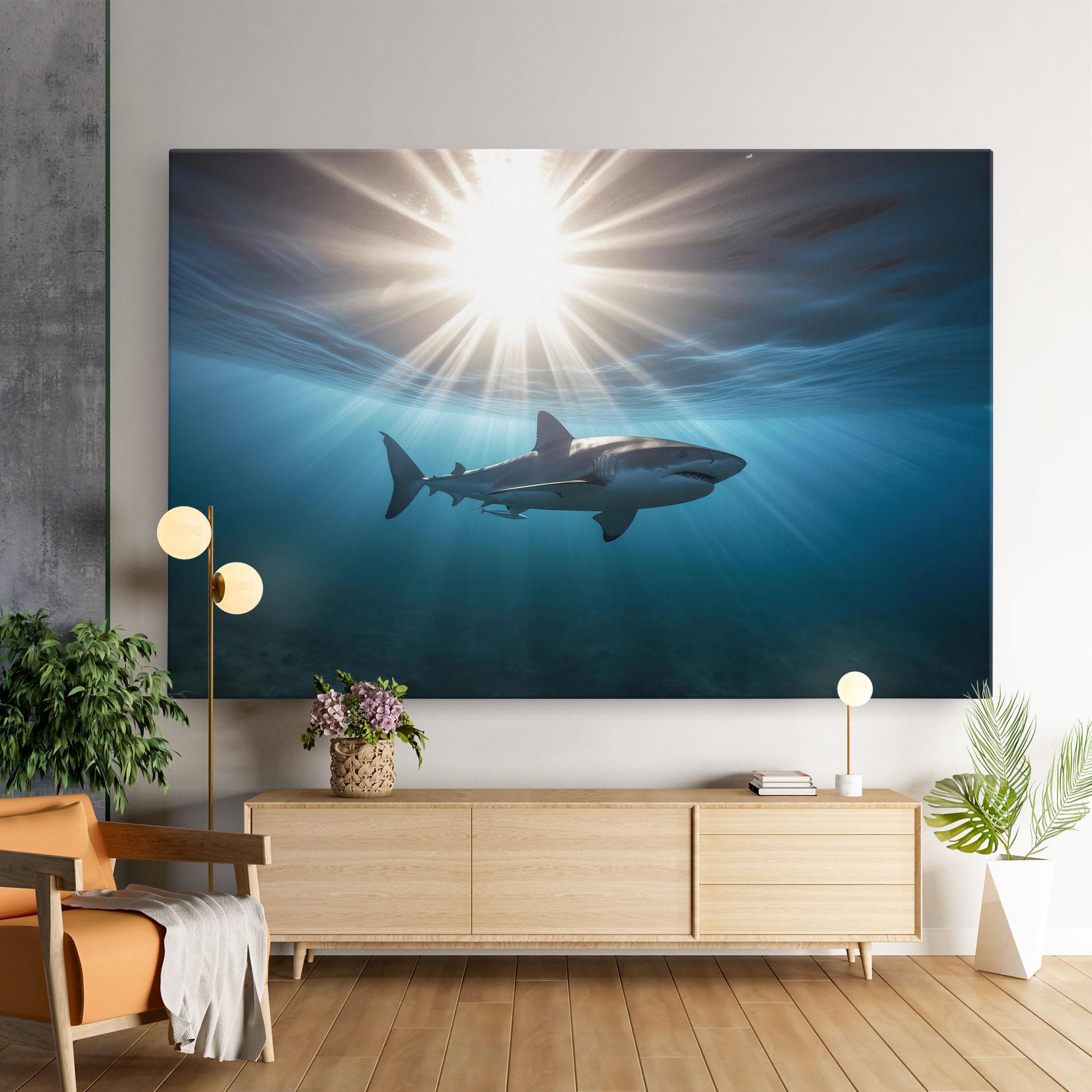 Tablou Canvas Big Shark mockup 9