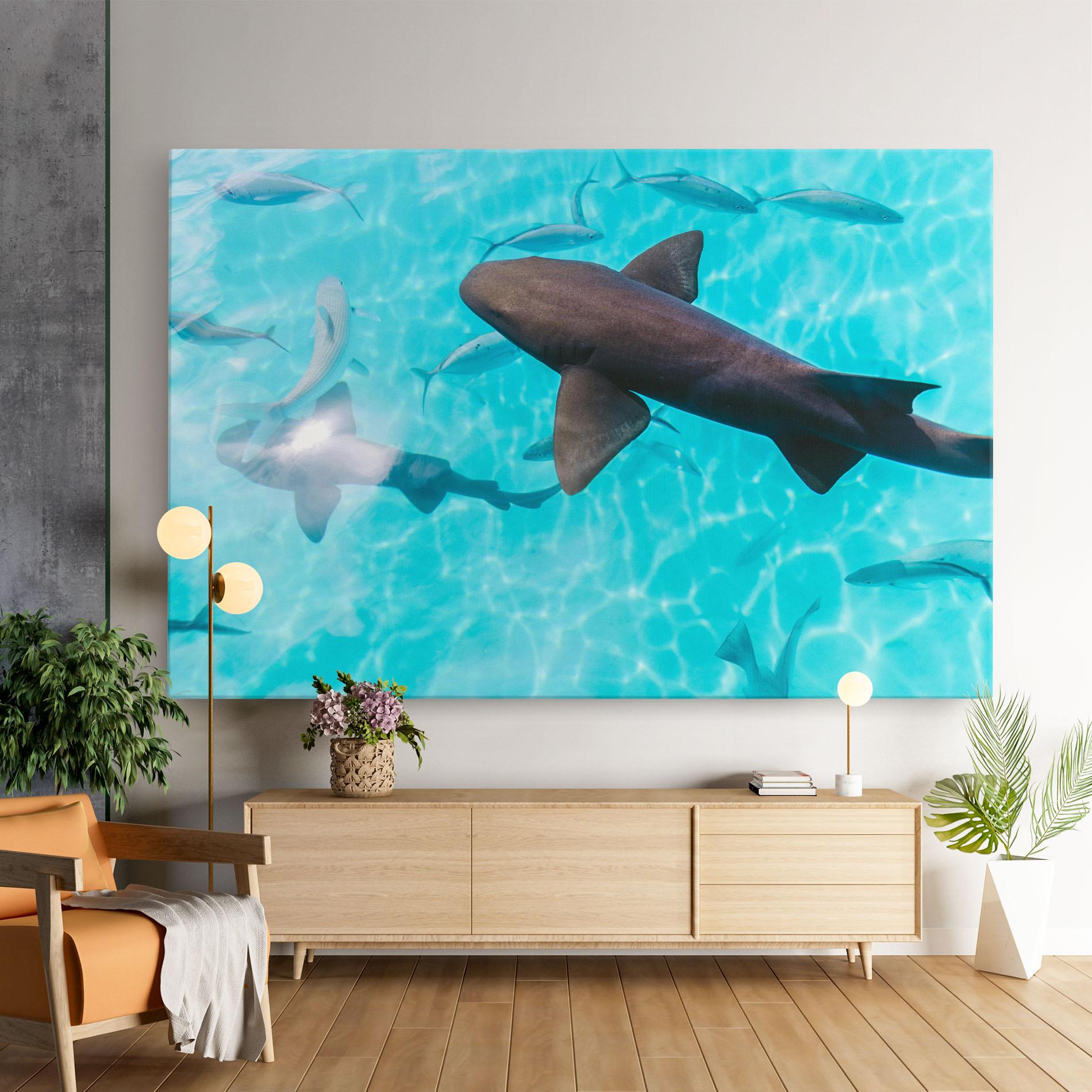 Tablou Canvas Pretty Shark mockup 9
