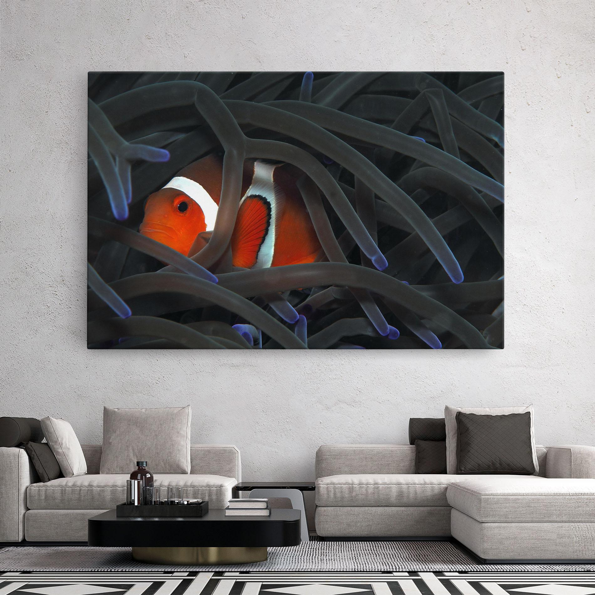 Tablou Canvas Nemo Hiding mockup 2