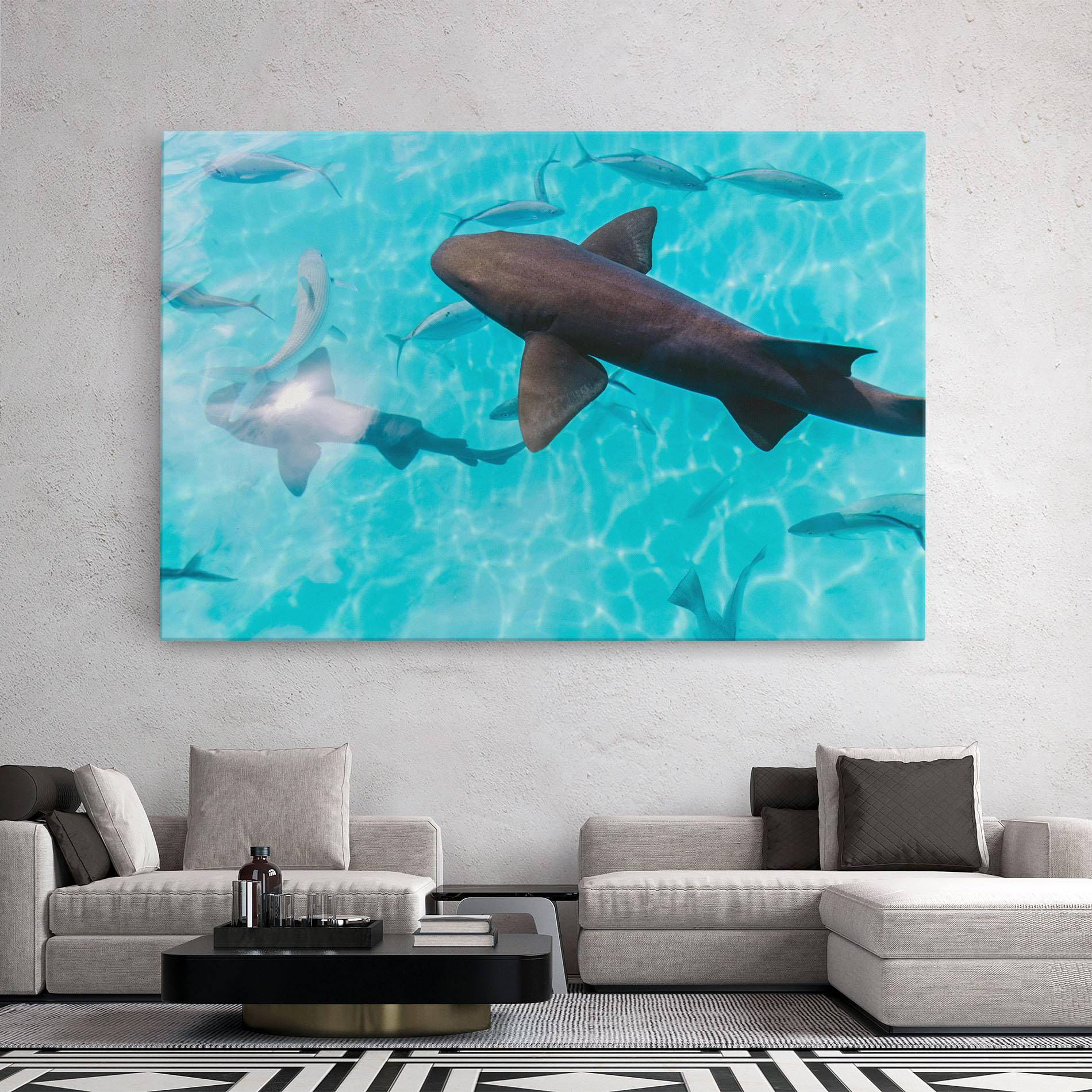 Tablou Canvas Pretty Shark mockup 2