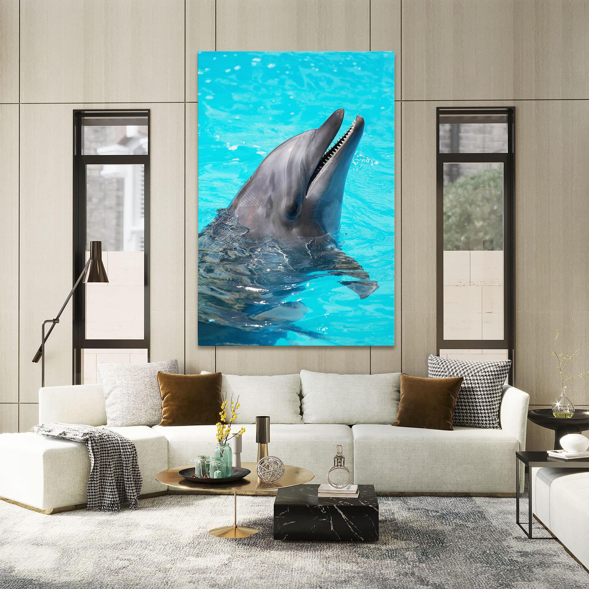 Tablou Canvas Trained Dolphin mockup 2