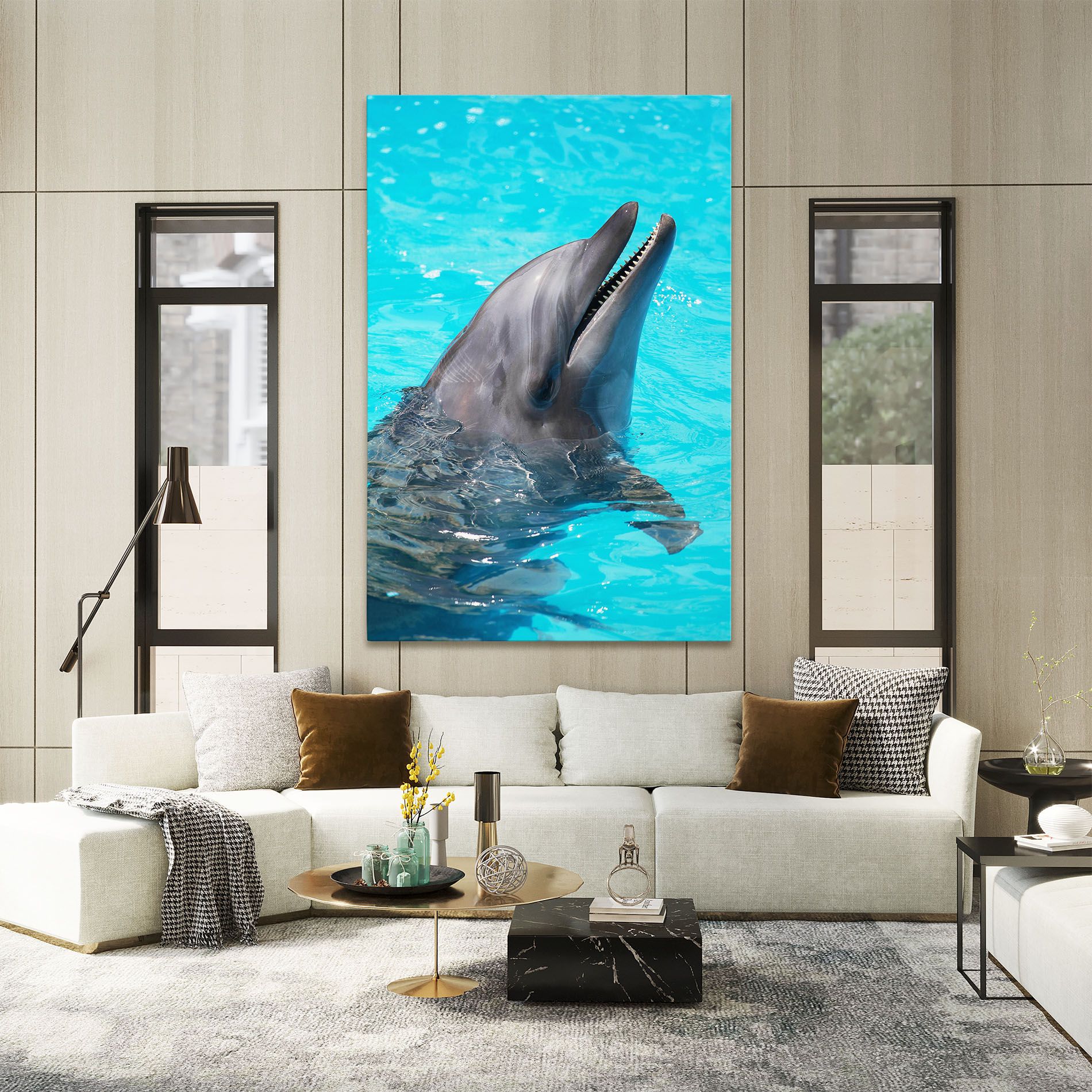 Trained Dolphin mockup 2