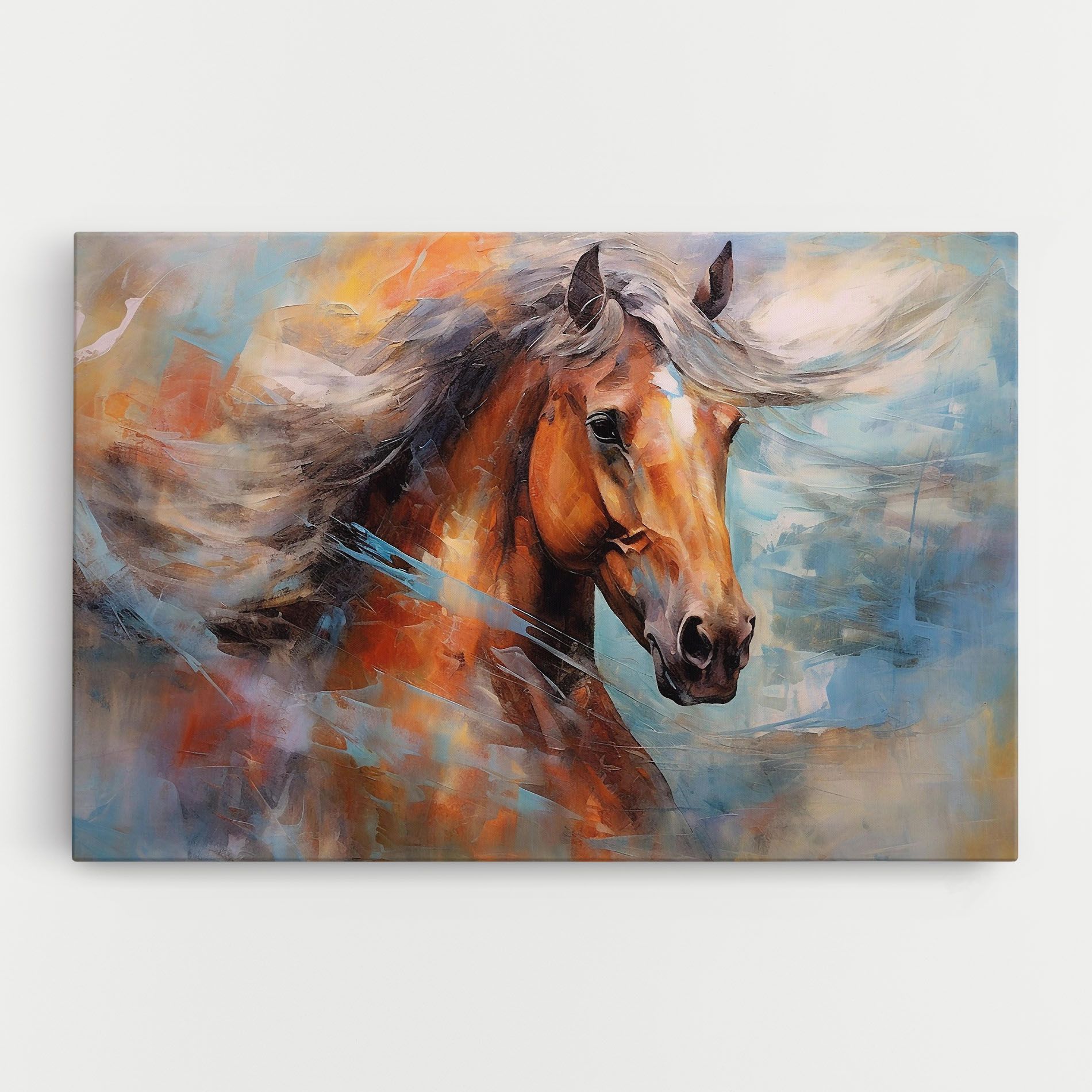 Beautiful Brown Horse mockup 0