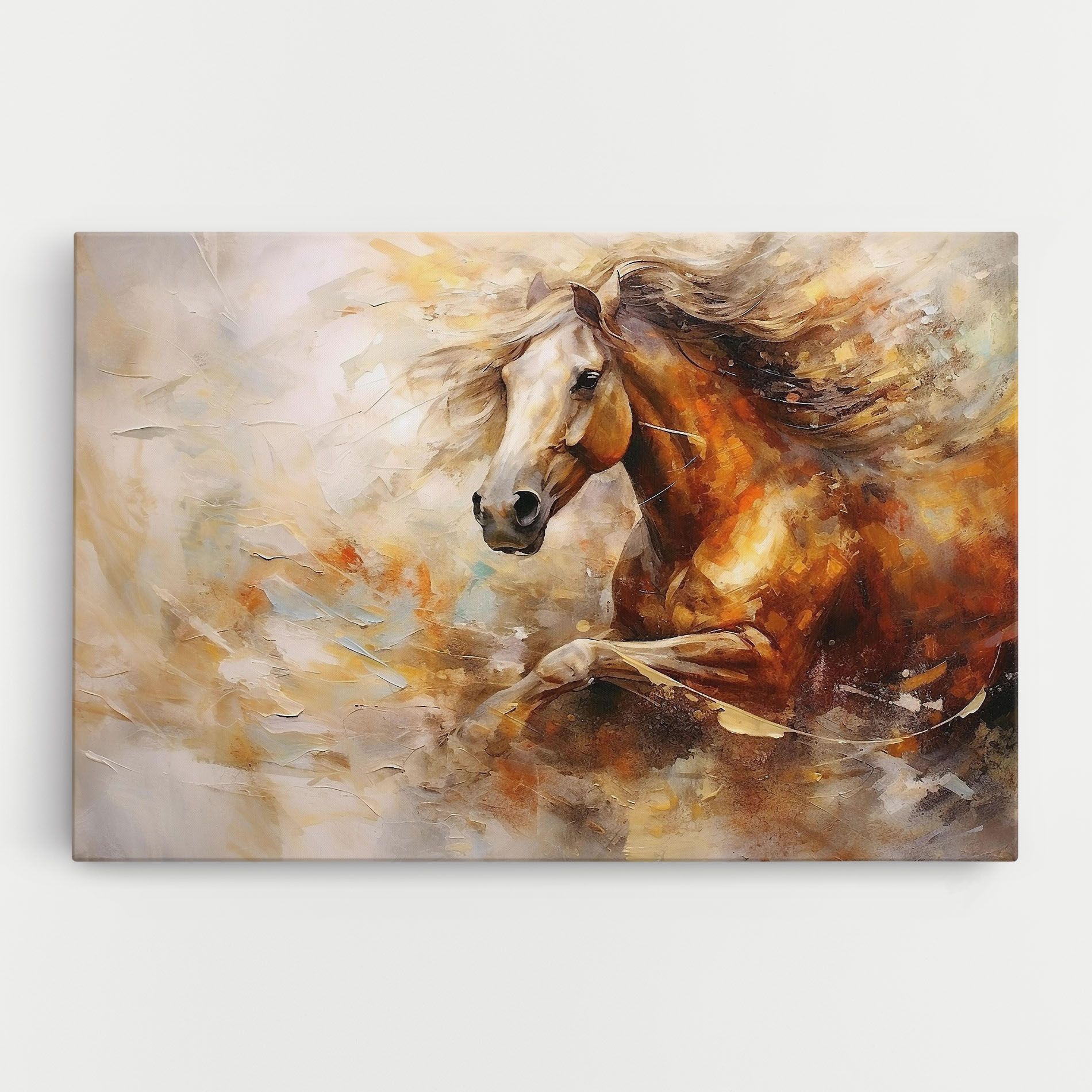 Brown Horse Running mockup 0