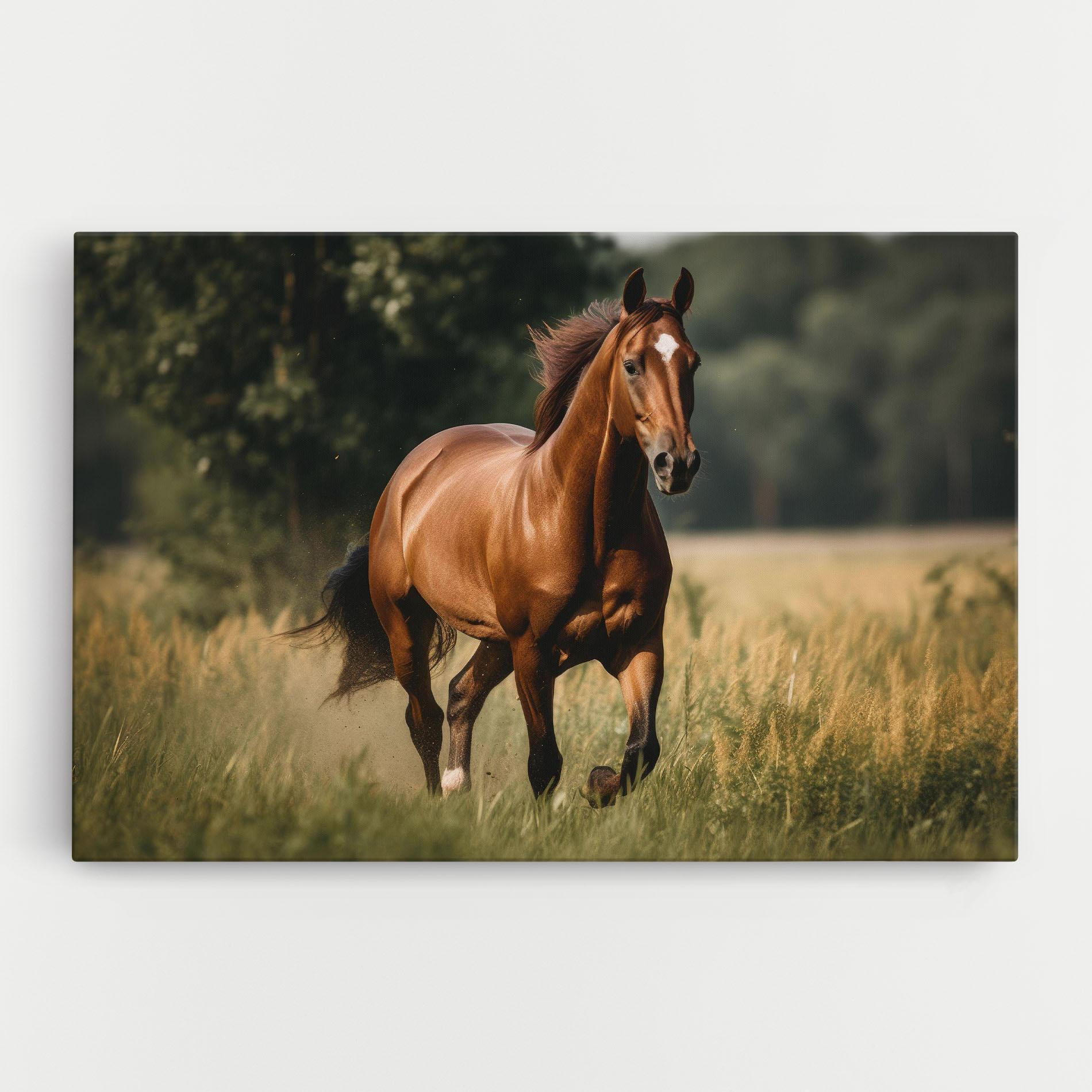 Tablou Canvas Wild Horse Running mockup 0