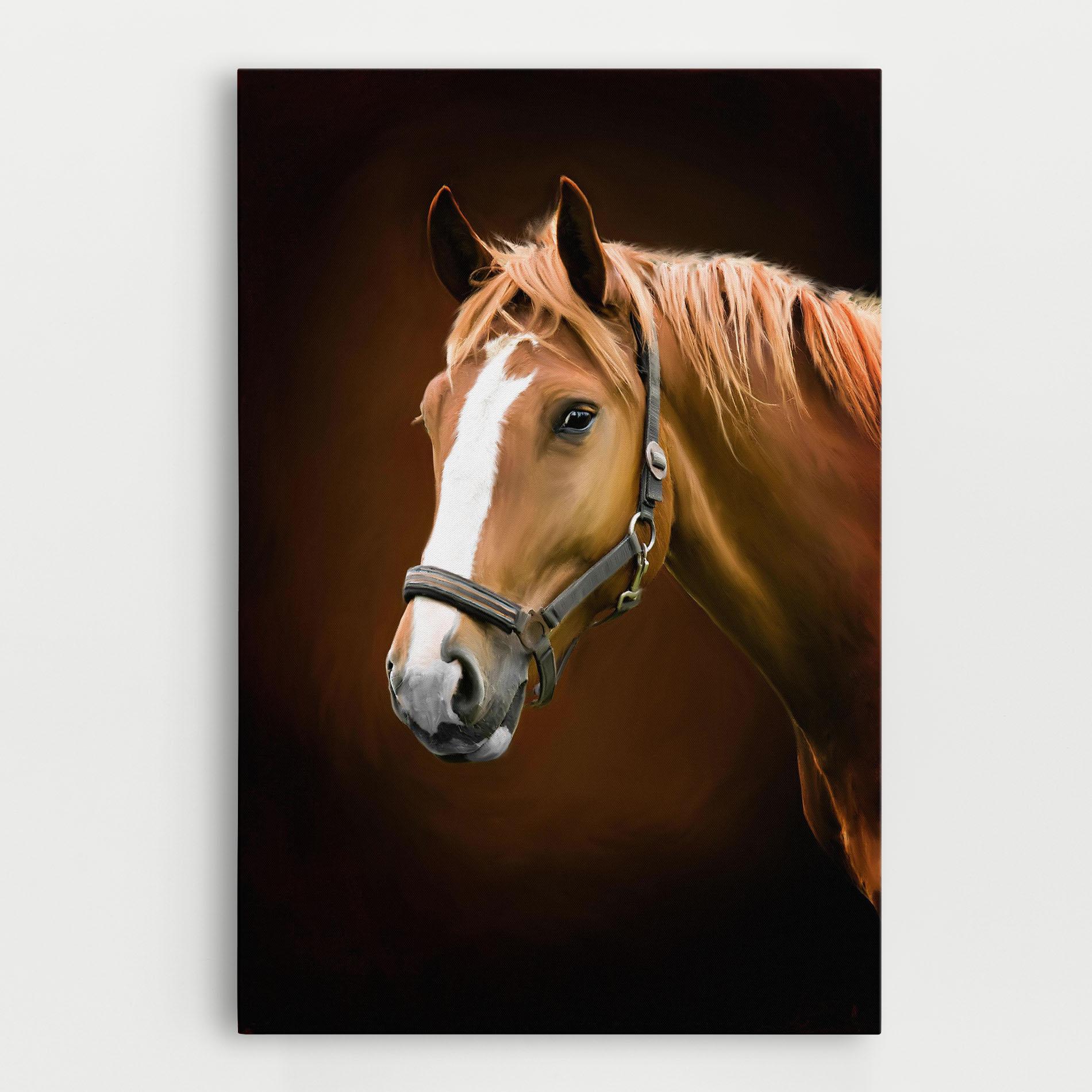 Tablou Canvas Digital Painted Horse mockup 0