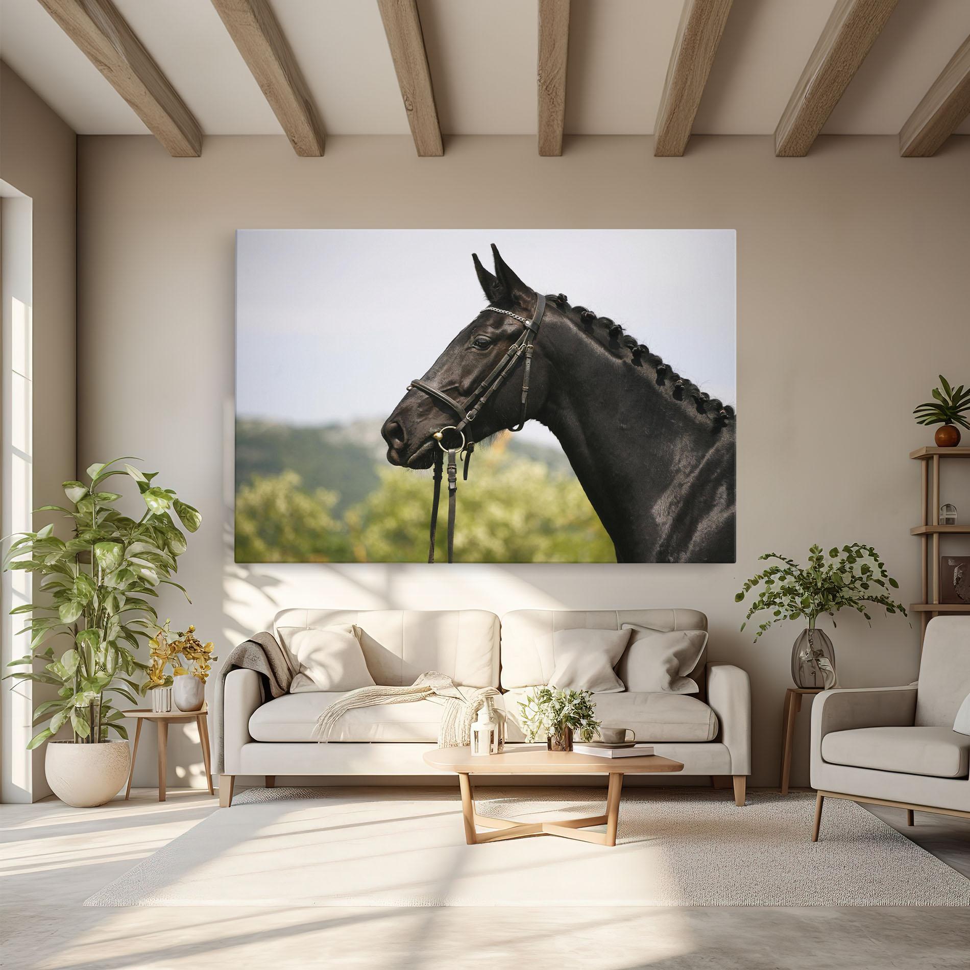 Tablou Canvas Big Ear Horse mockup 6