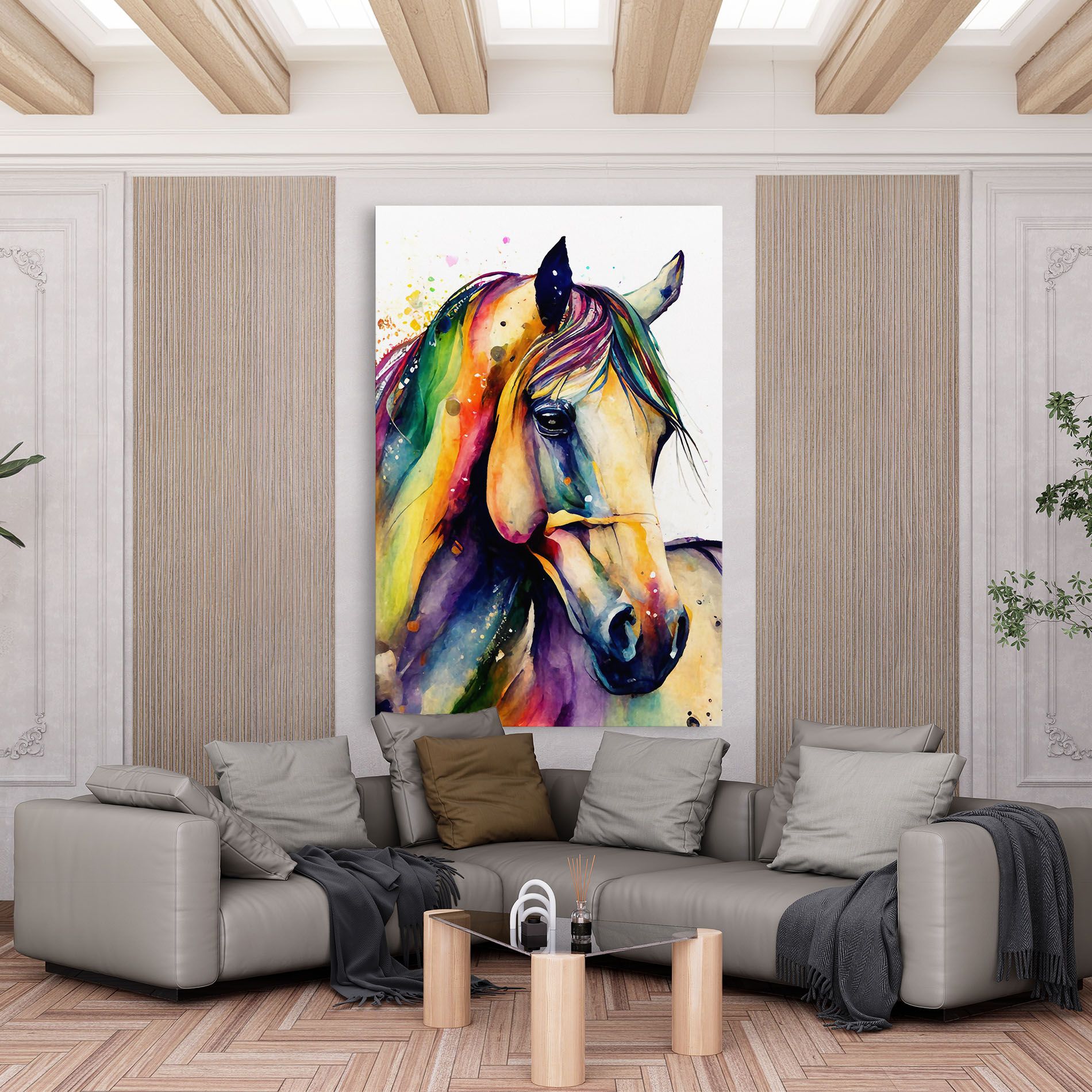 Colorful Horse mockup 6