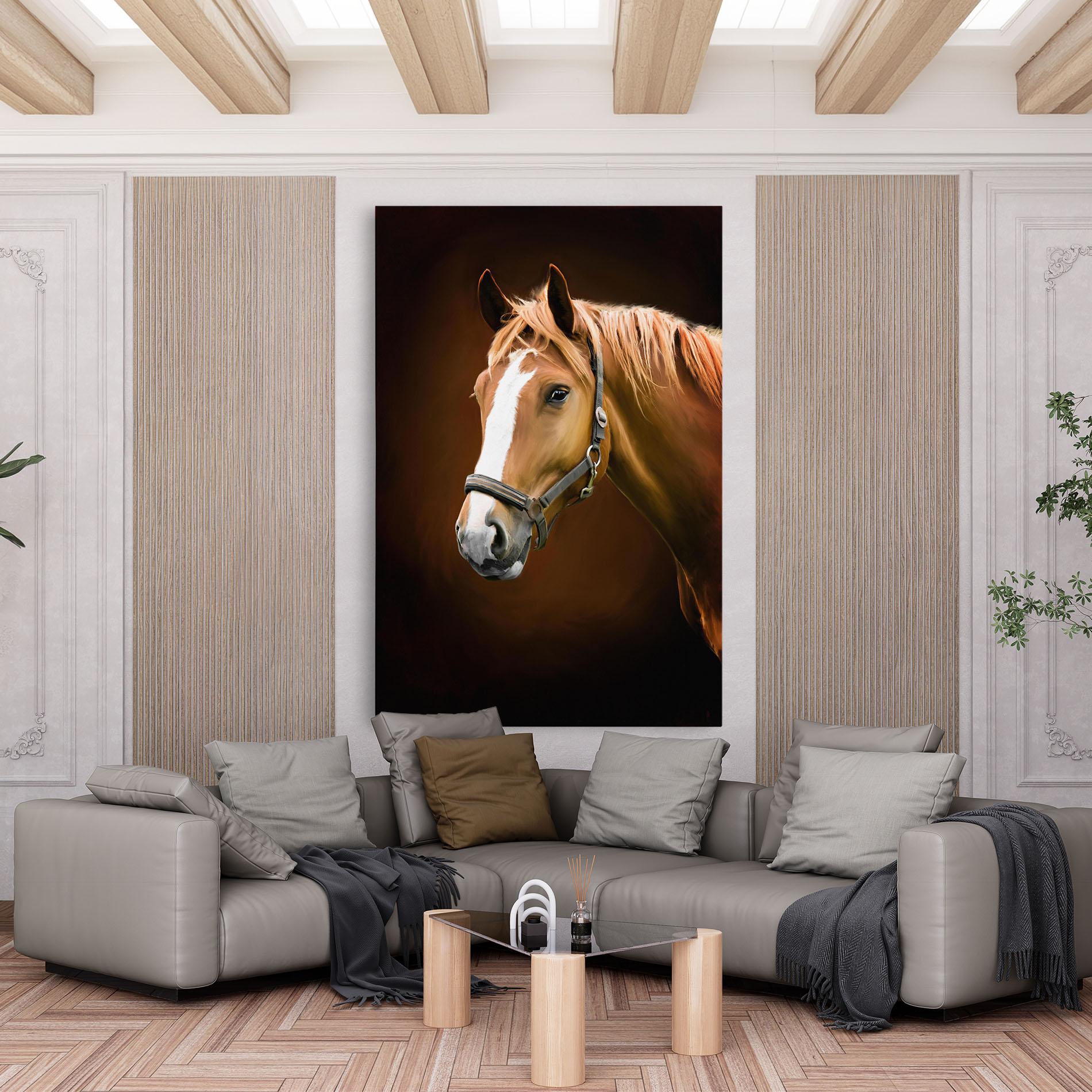 Tablou Canvas Digital Painted Horse mockup 6