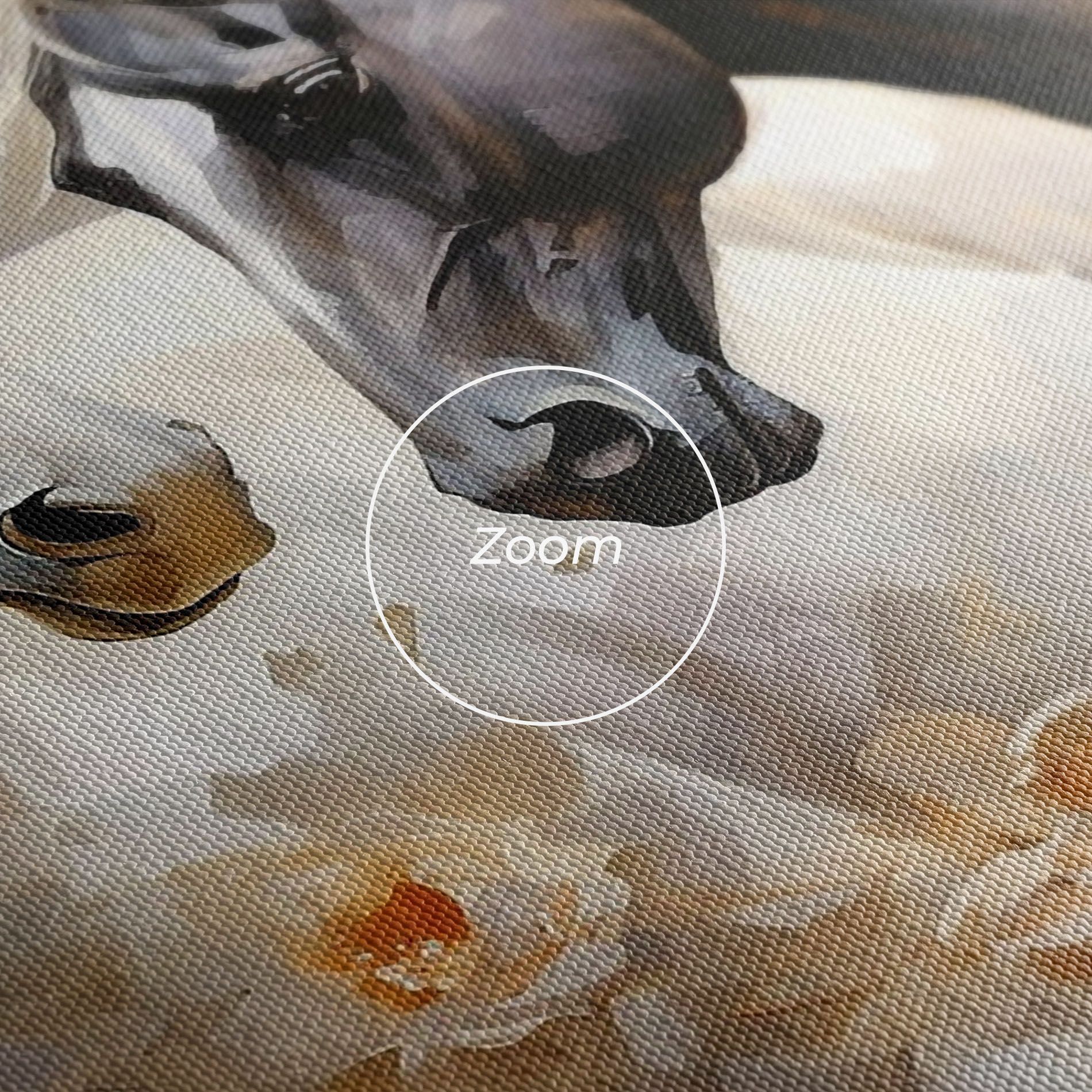 Black And White Horses mockup 3