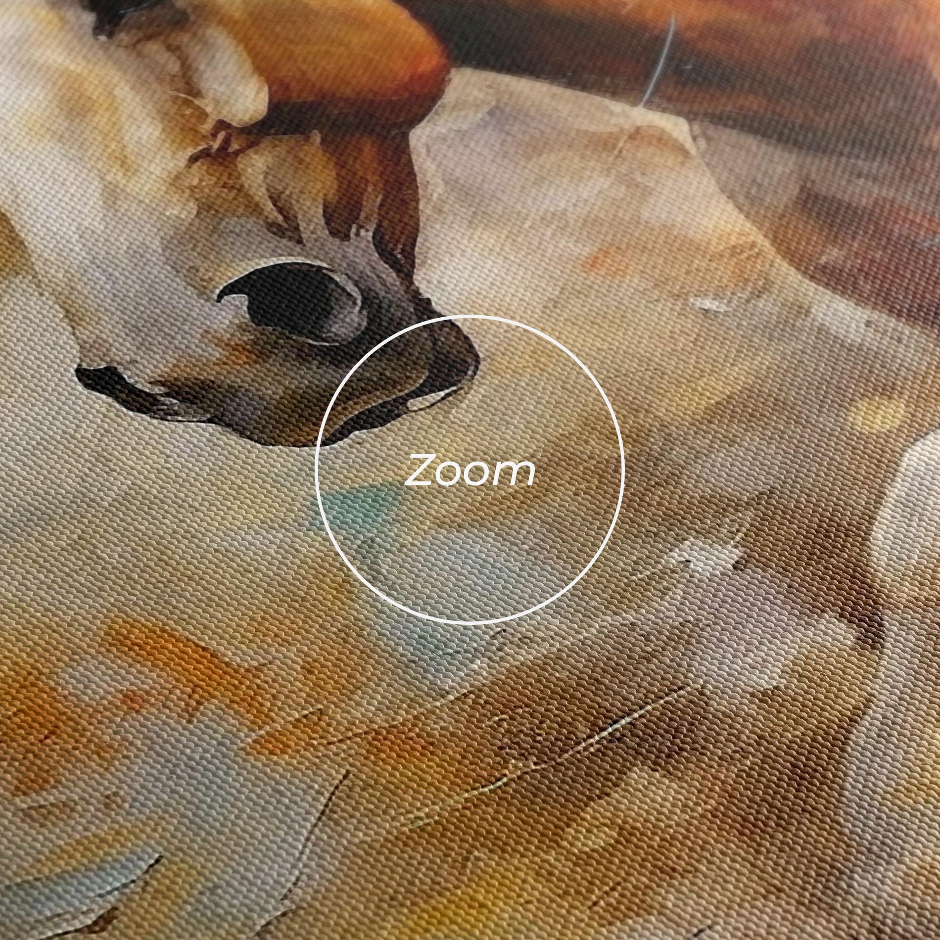 Tablou Canvas Brown Horse Running mockup 3