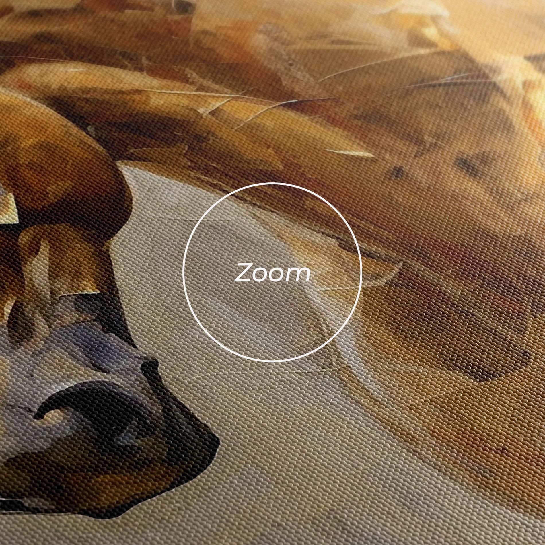 Tablou Canvas Light Brown Horse mockup 3