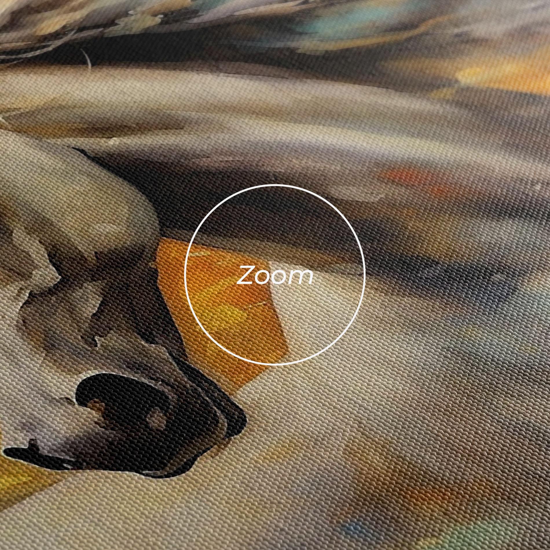 Tablou Canvas White Horse Painting mockup 3