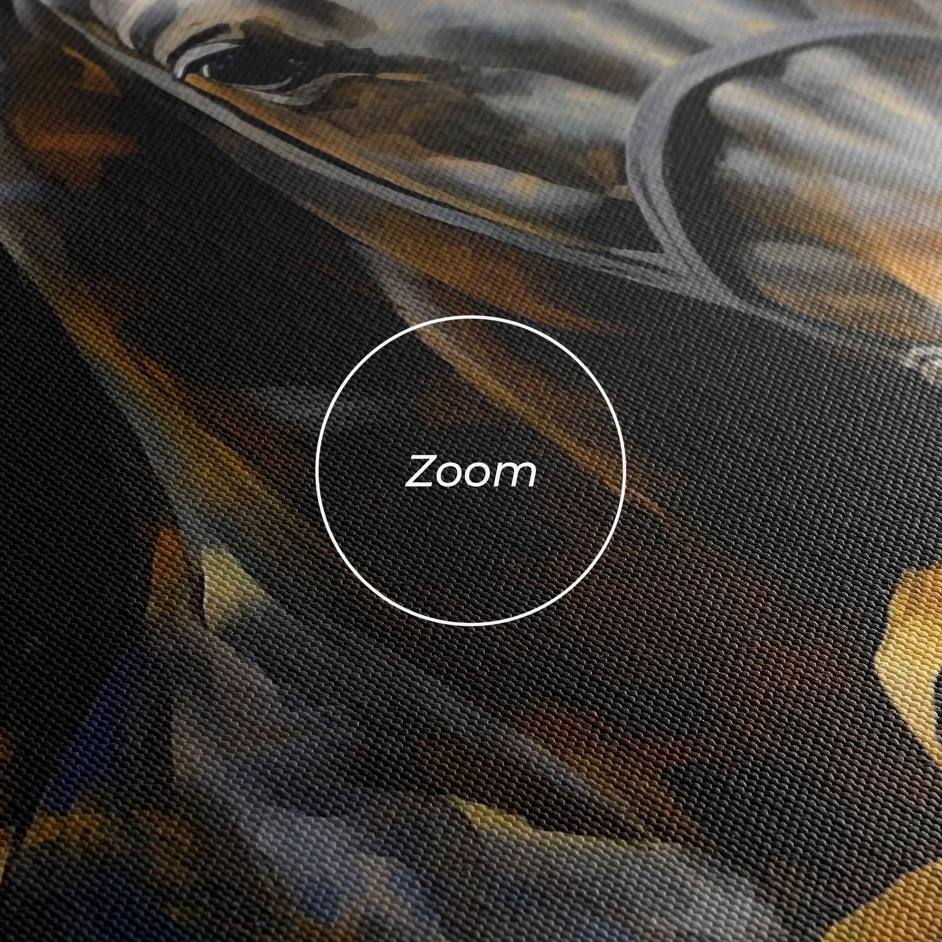 Tablou Canvas Yellow Roses Horse mockup 3