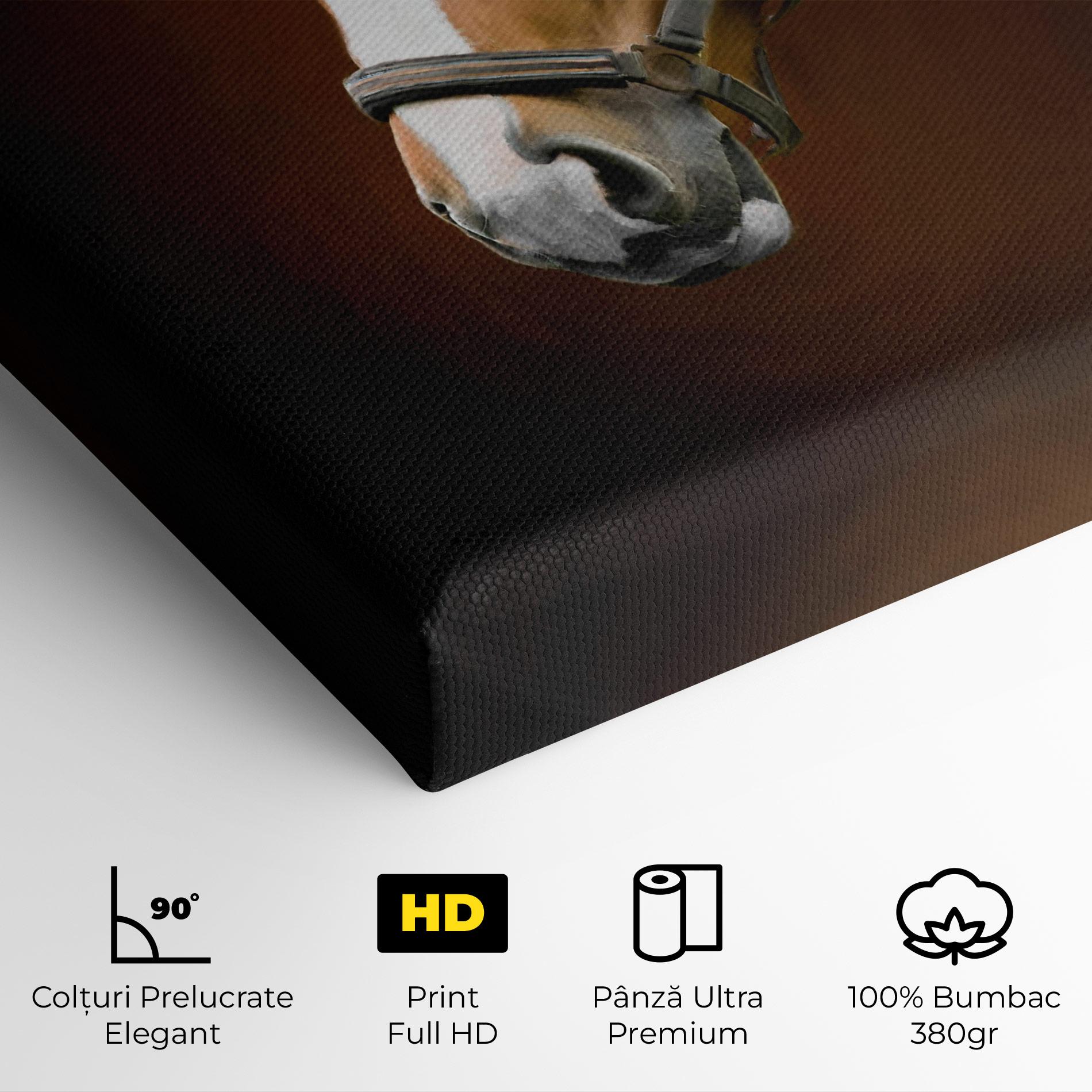 Tablou Canvas Digital Painted Horse mockup 4