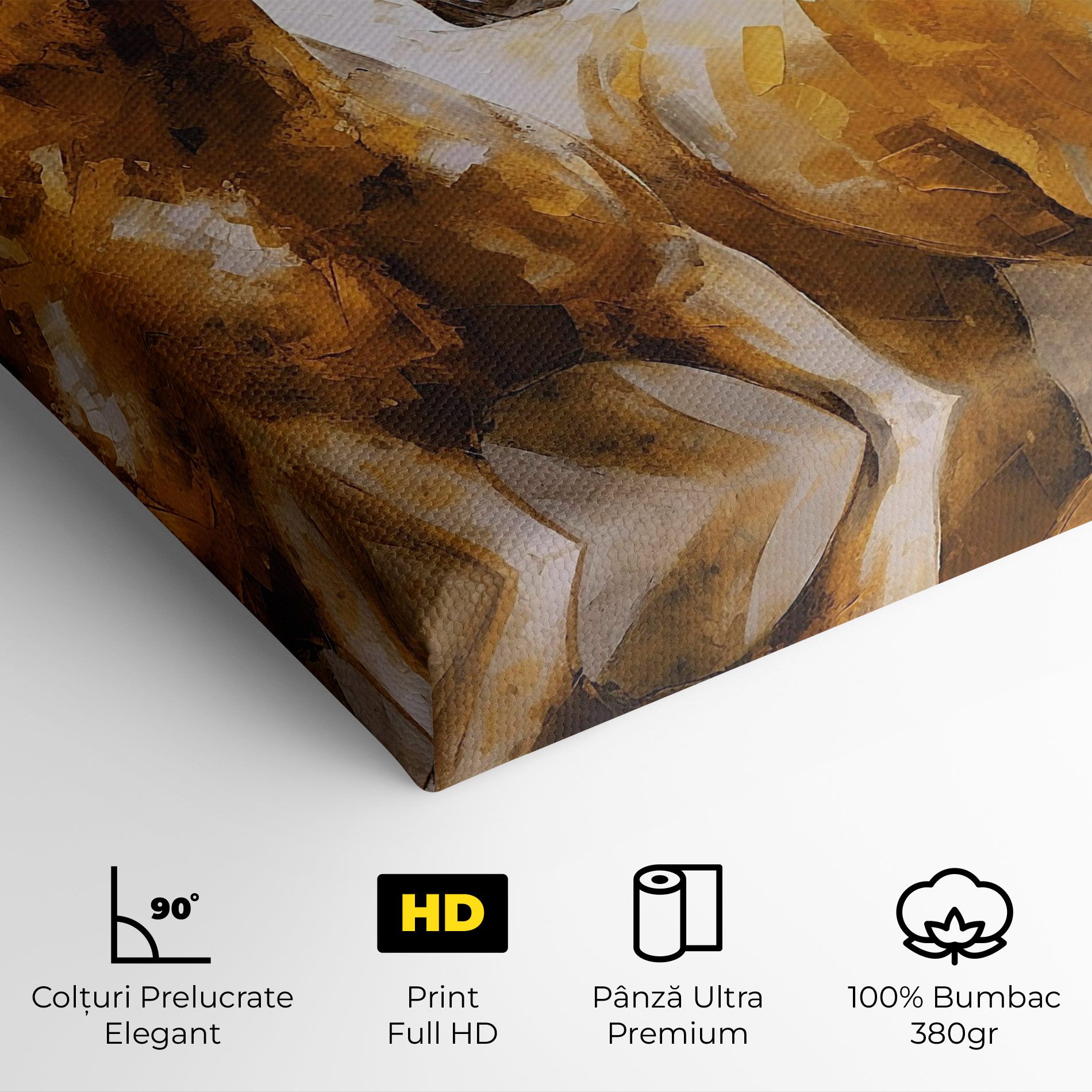 Golden Brown Horses mockup 4