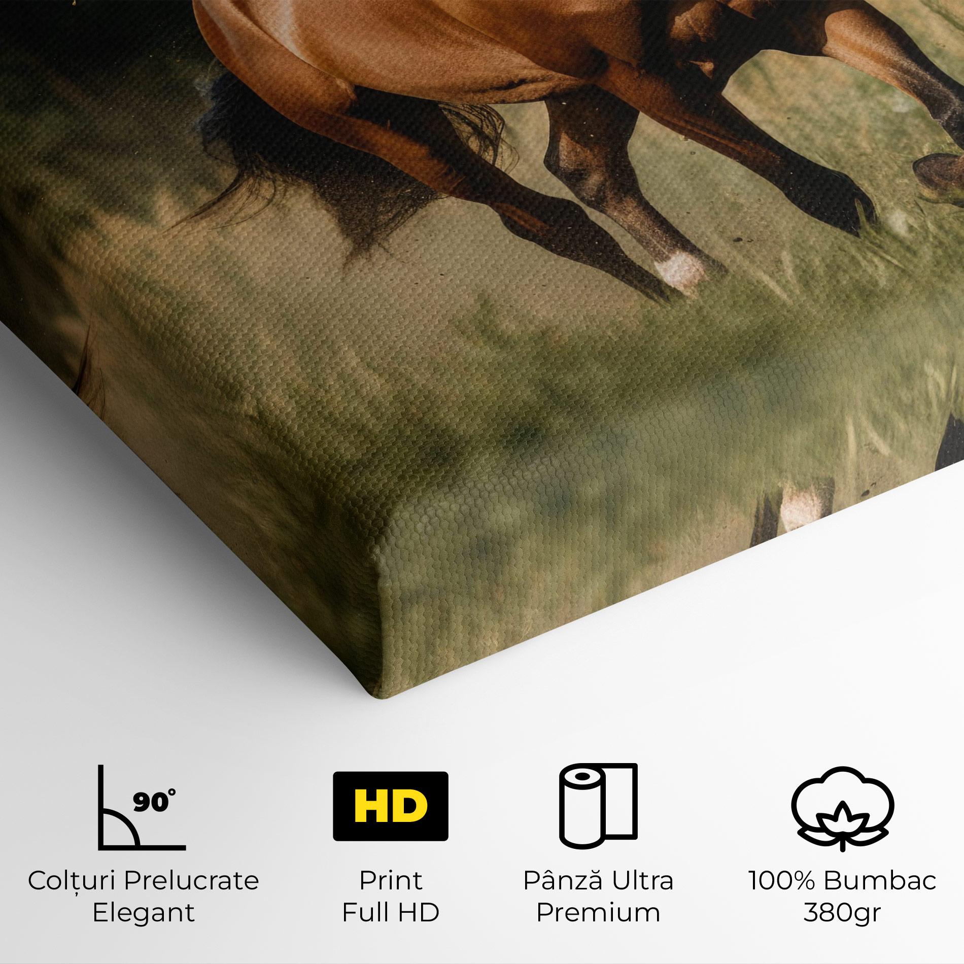 Tablou Canvas Wild Horse Running mockup 4