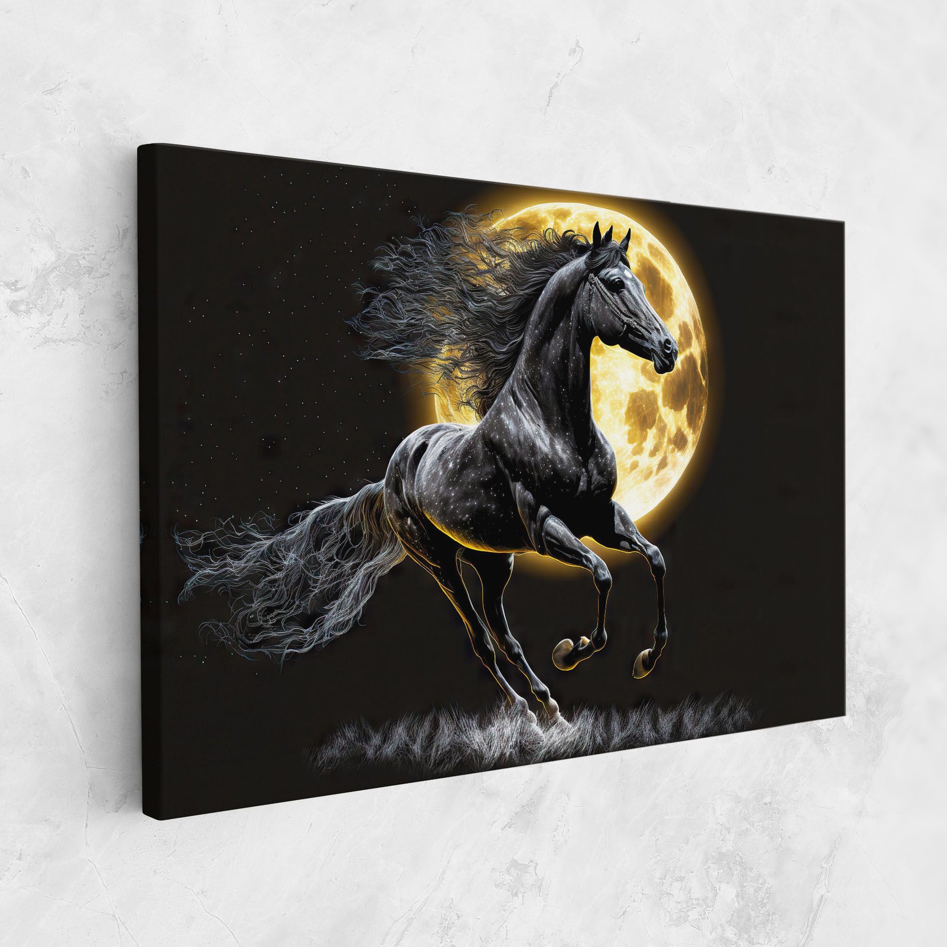 Gold Moon Horse mockup 1