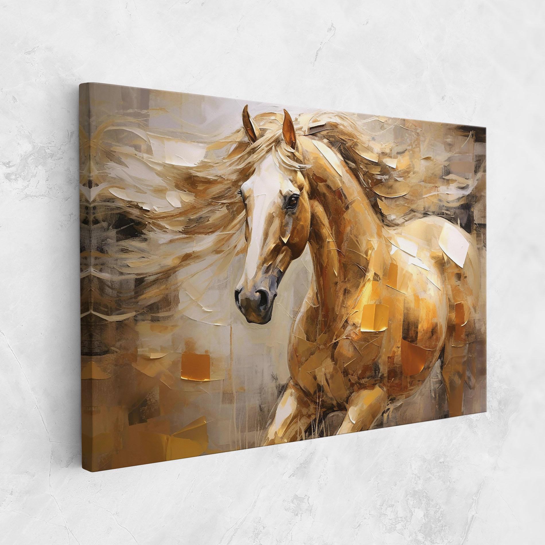 Tablou Canvas Light Brown Horse mockup 1