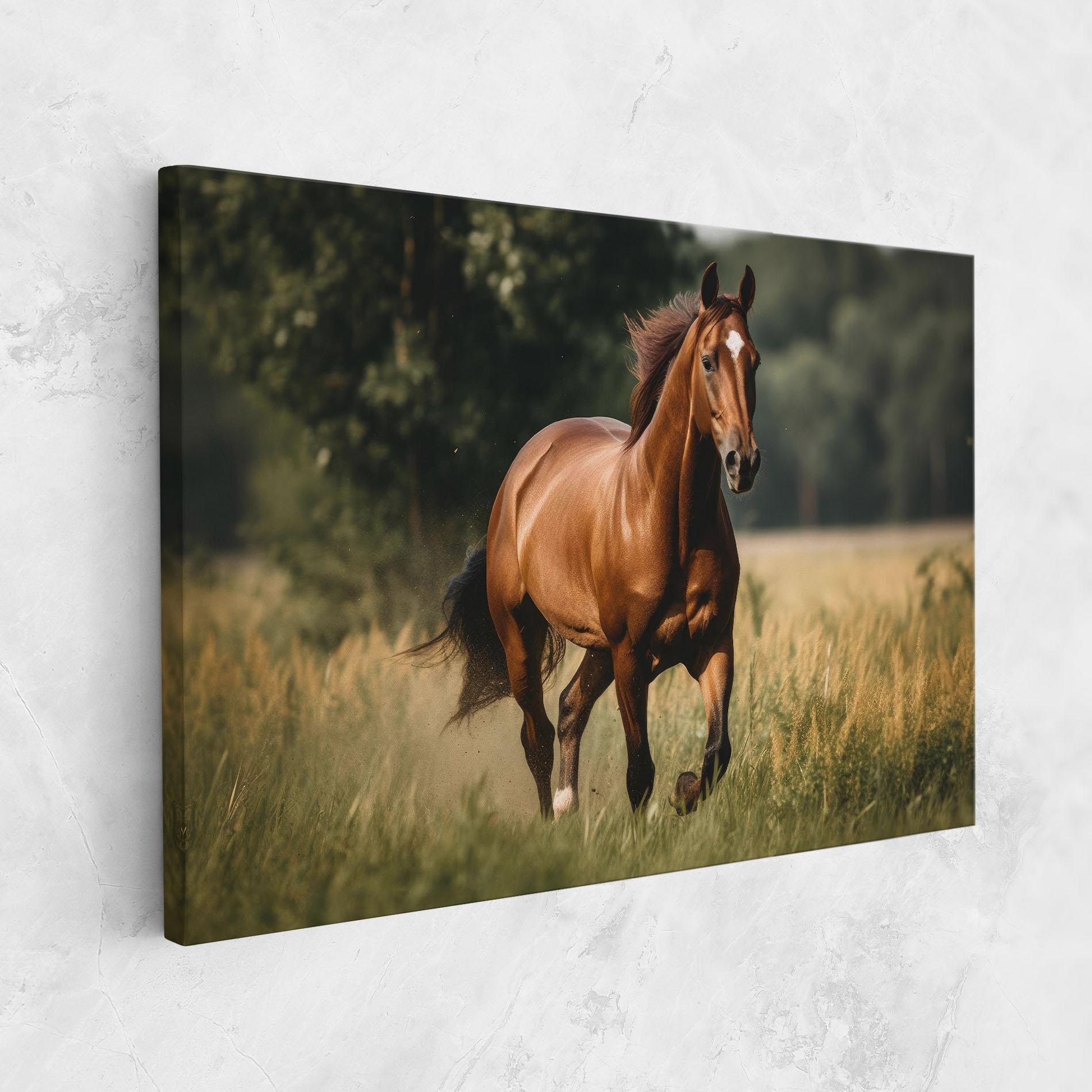 Tablou Canvas Wild Horse Running mockup 1