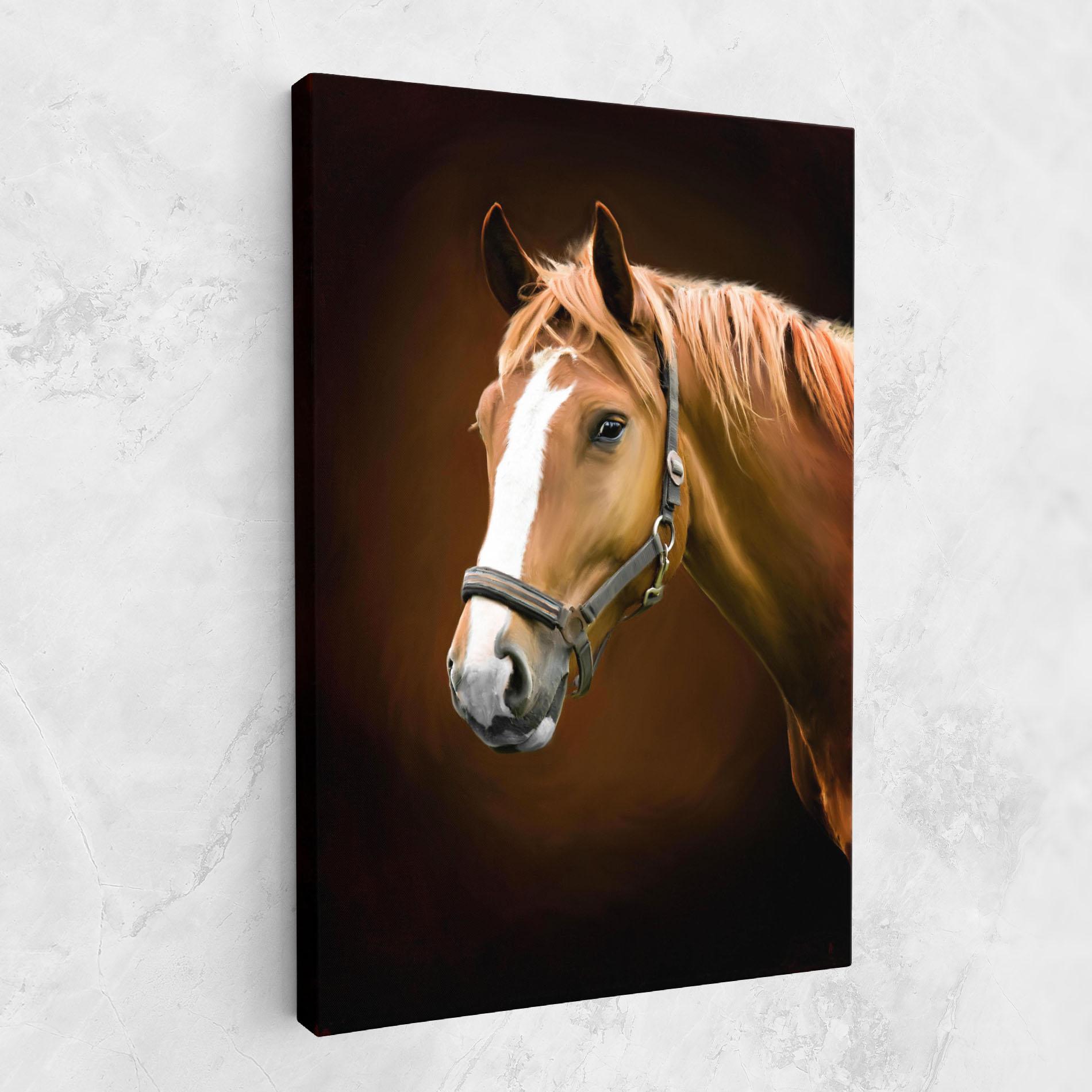 Tablou Canvas Digital Painted Horse mockup 1