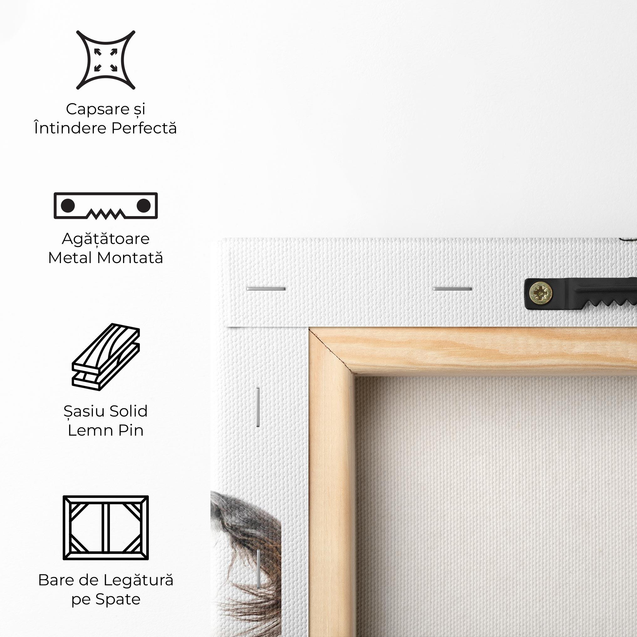 Tablou Canvas Appaloosa Horse Running mockup 5