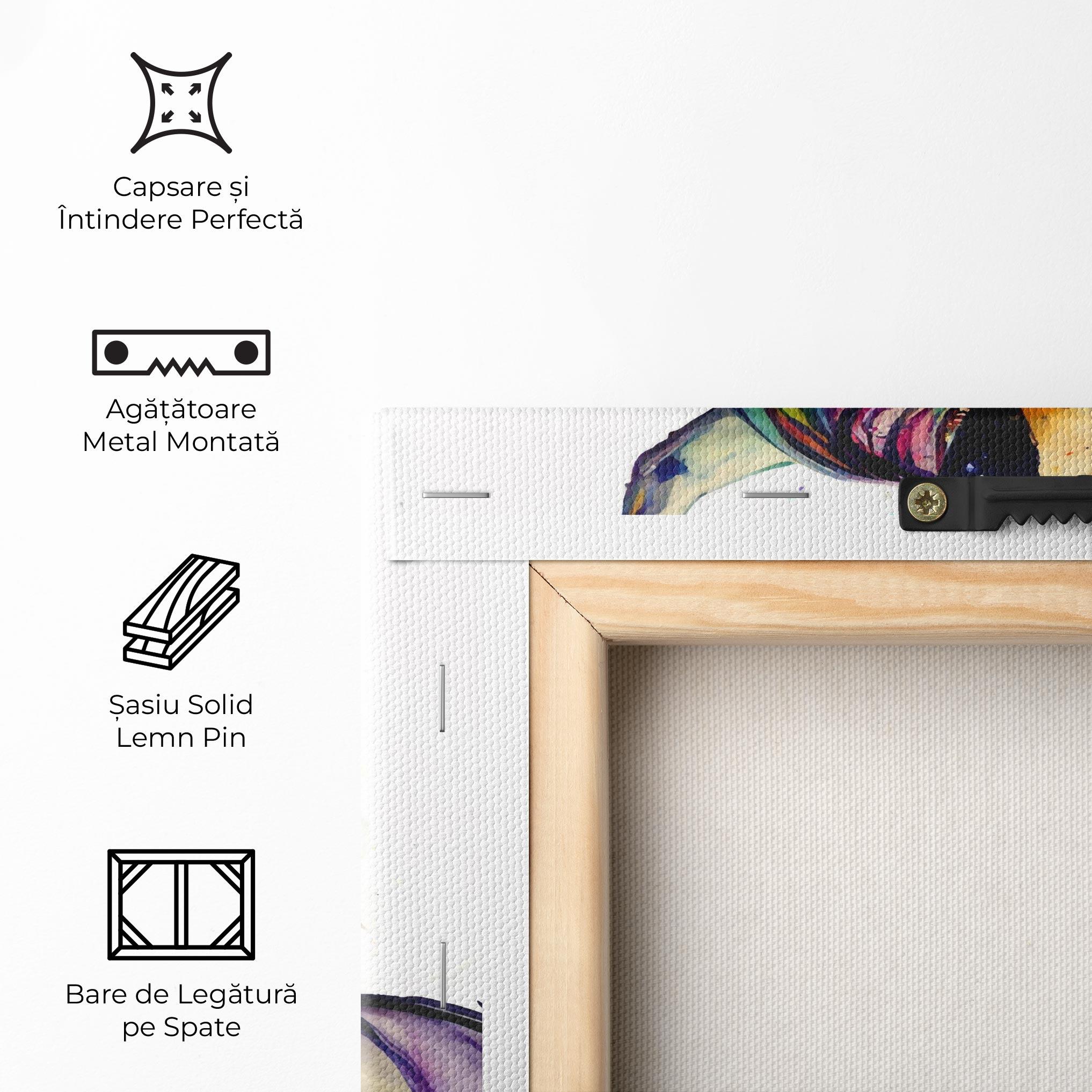 Tablou Canvas Colorful Horse mockup 5