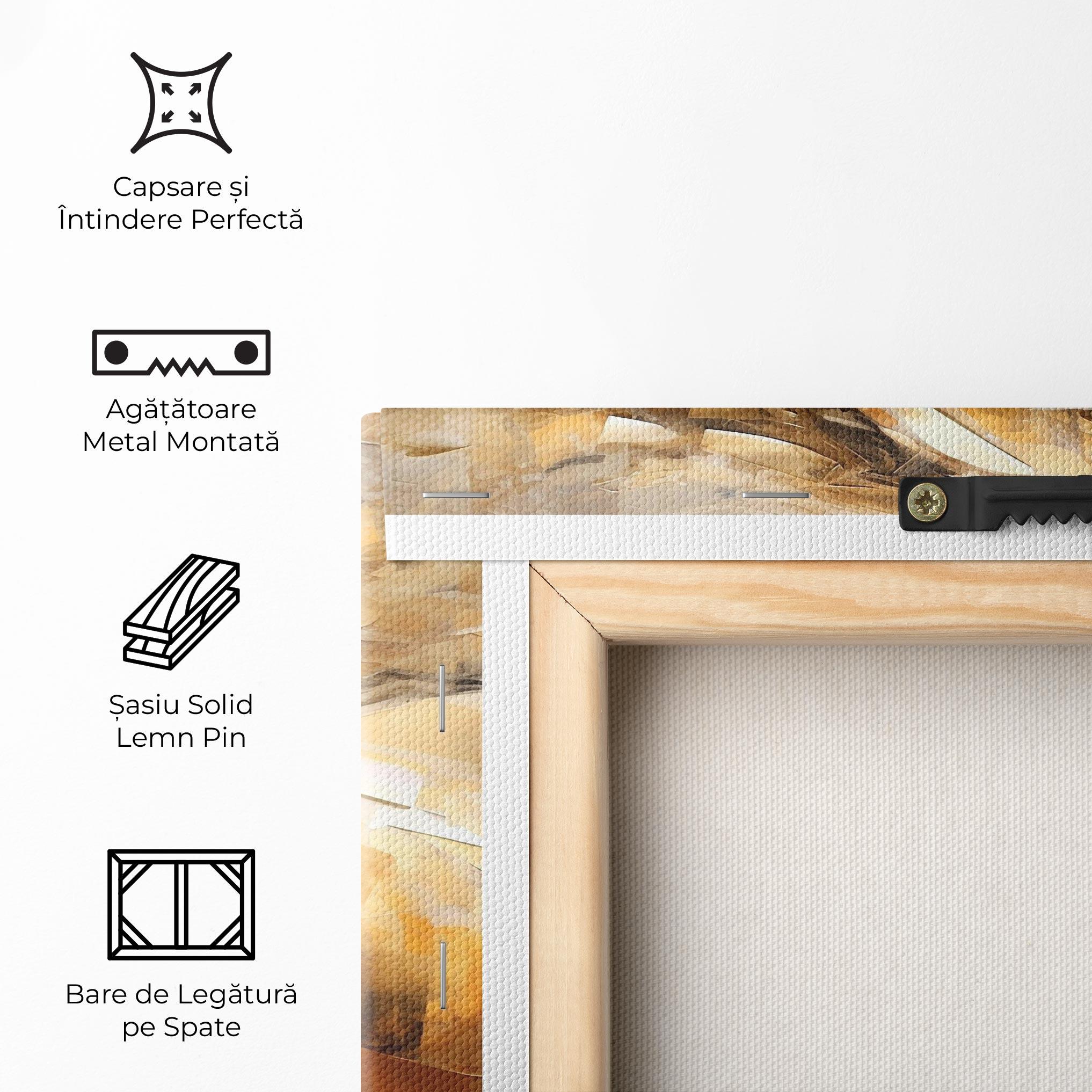 Tablou Canvas Light Brown Horse mockup 5