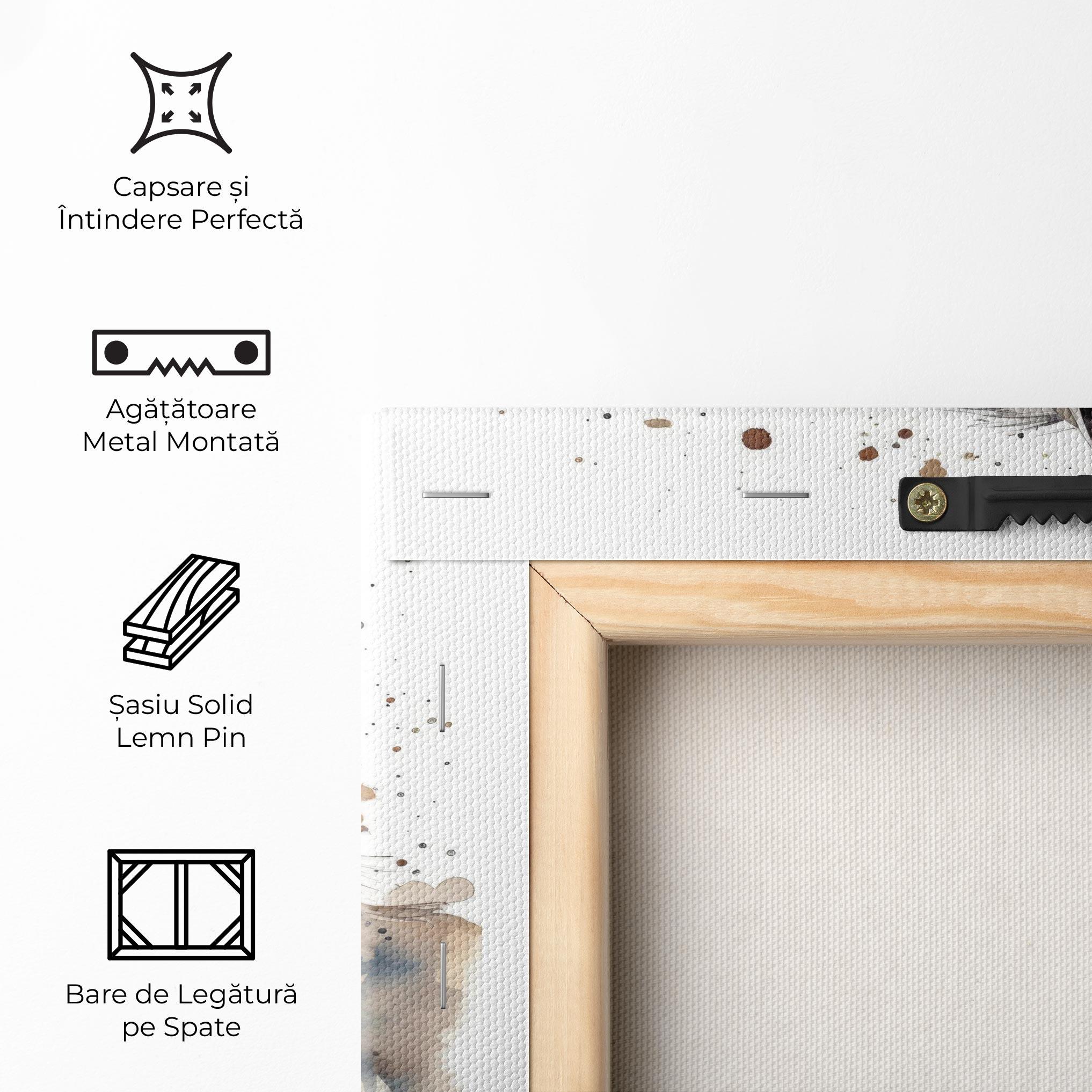 Tablou Canvas Watercolor Horse mockup 5