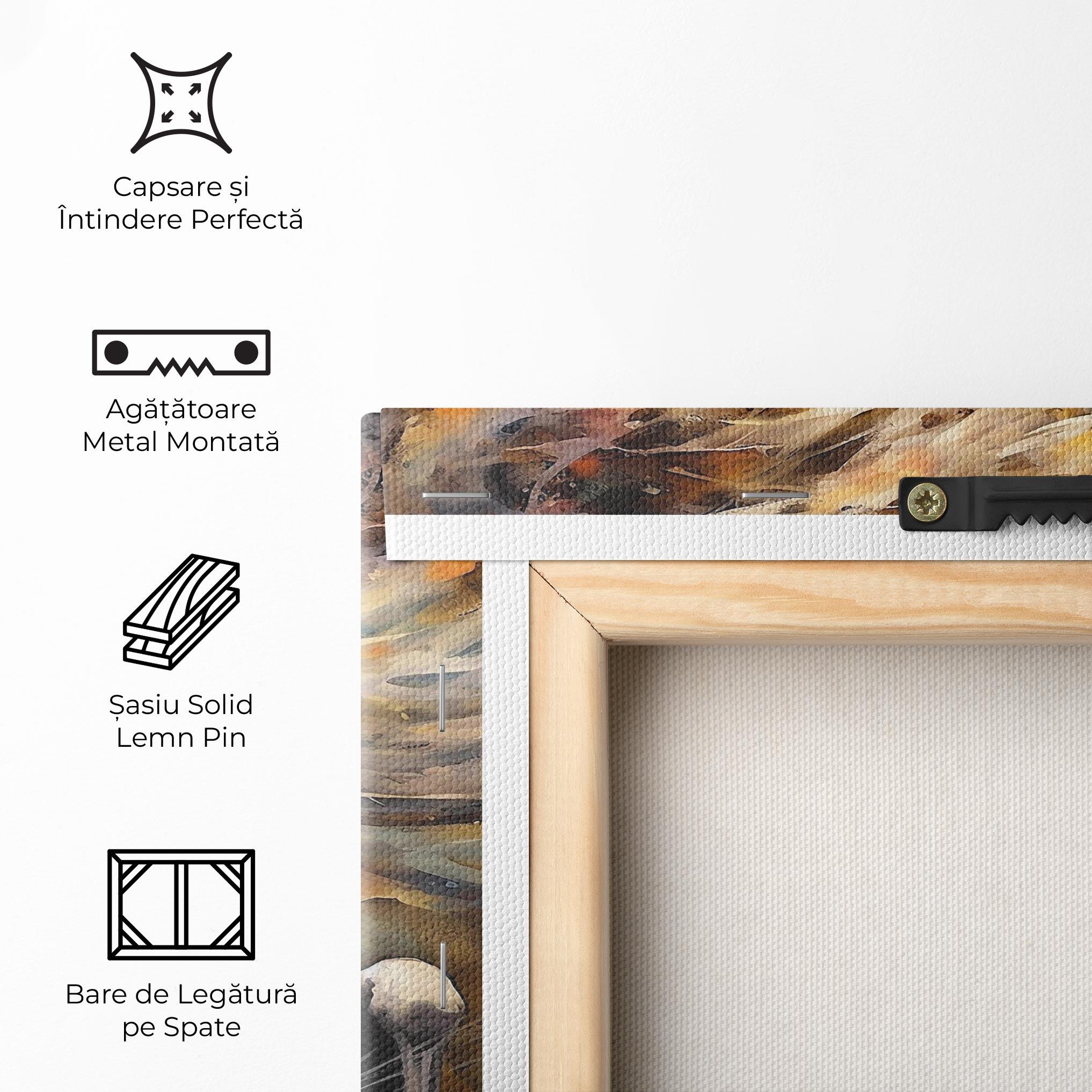 Tablou Canvas White Horse Painting mockup 5