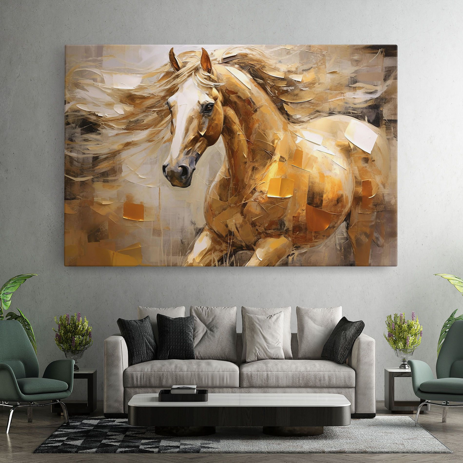 Light Brown Horse mockup 7