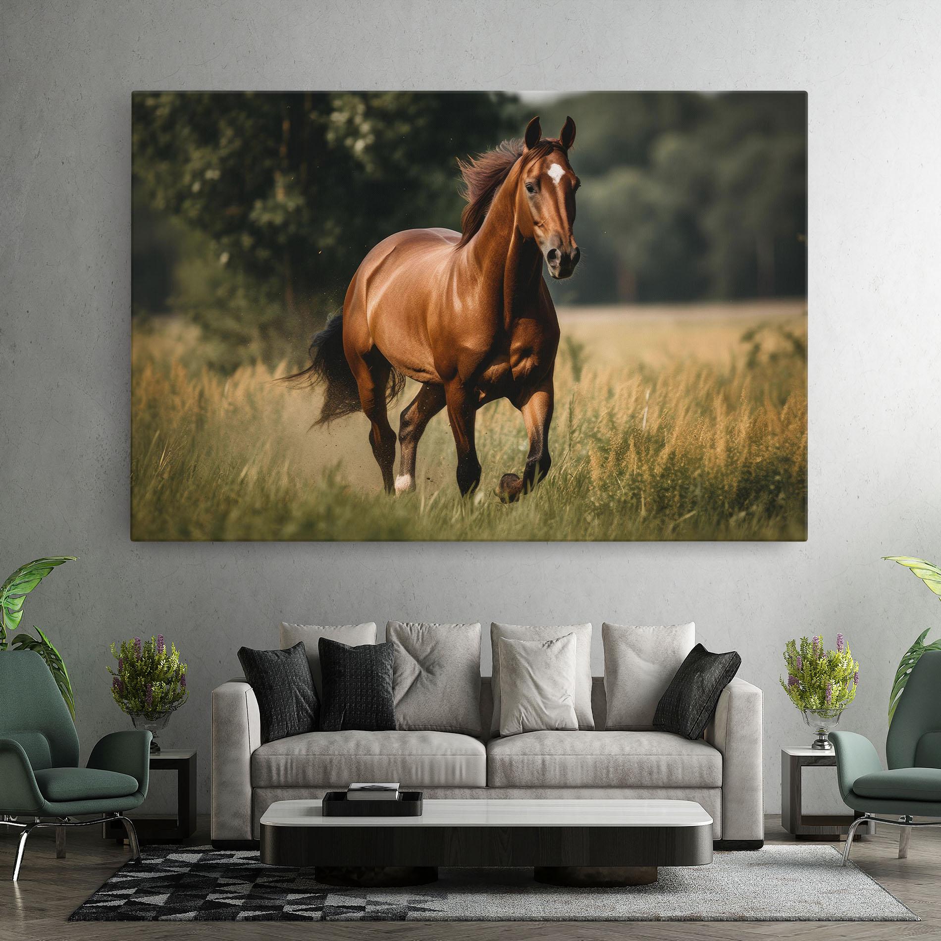 Tablou Canvas Wild Horse Running mockup 7
