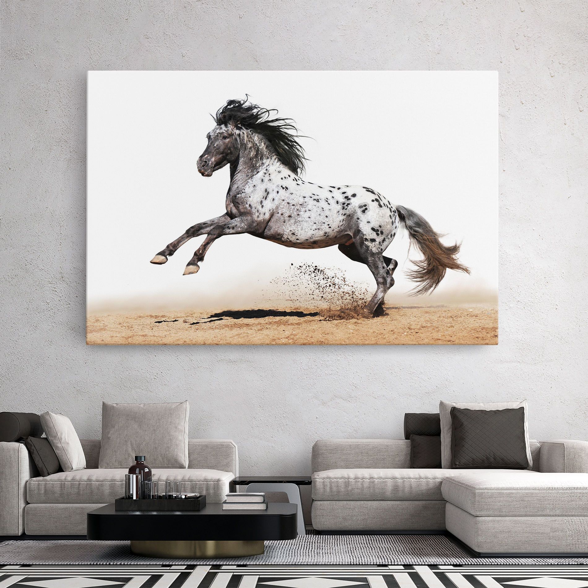 Appaloosa Horse Running mockup 2