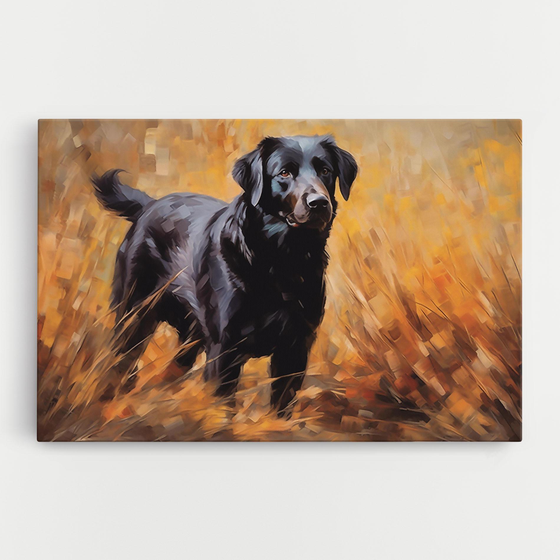 Tablou Canvas Black Pretty Dog mockup 0