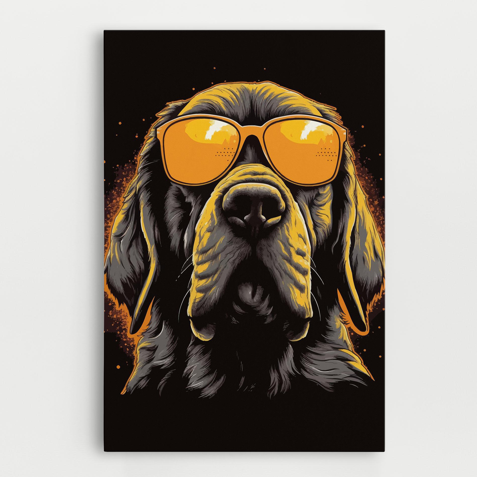 Tablou Canvas Coolest Dog mockup 0