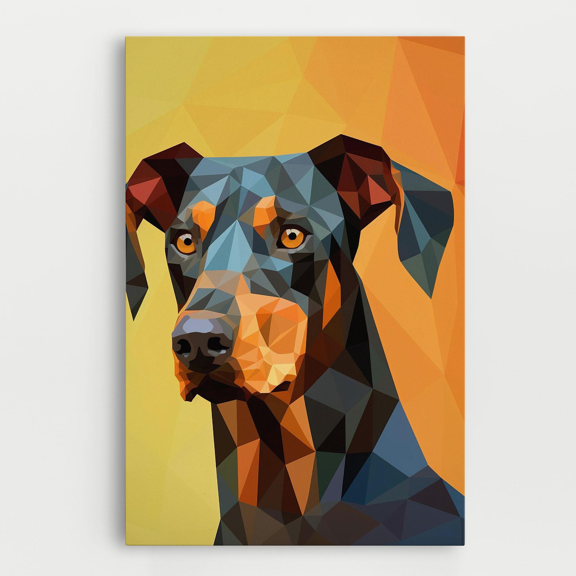 Tablou Canvas Digital Art Dog mockup 0
