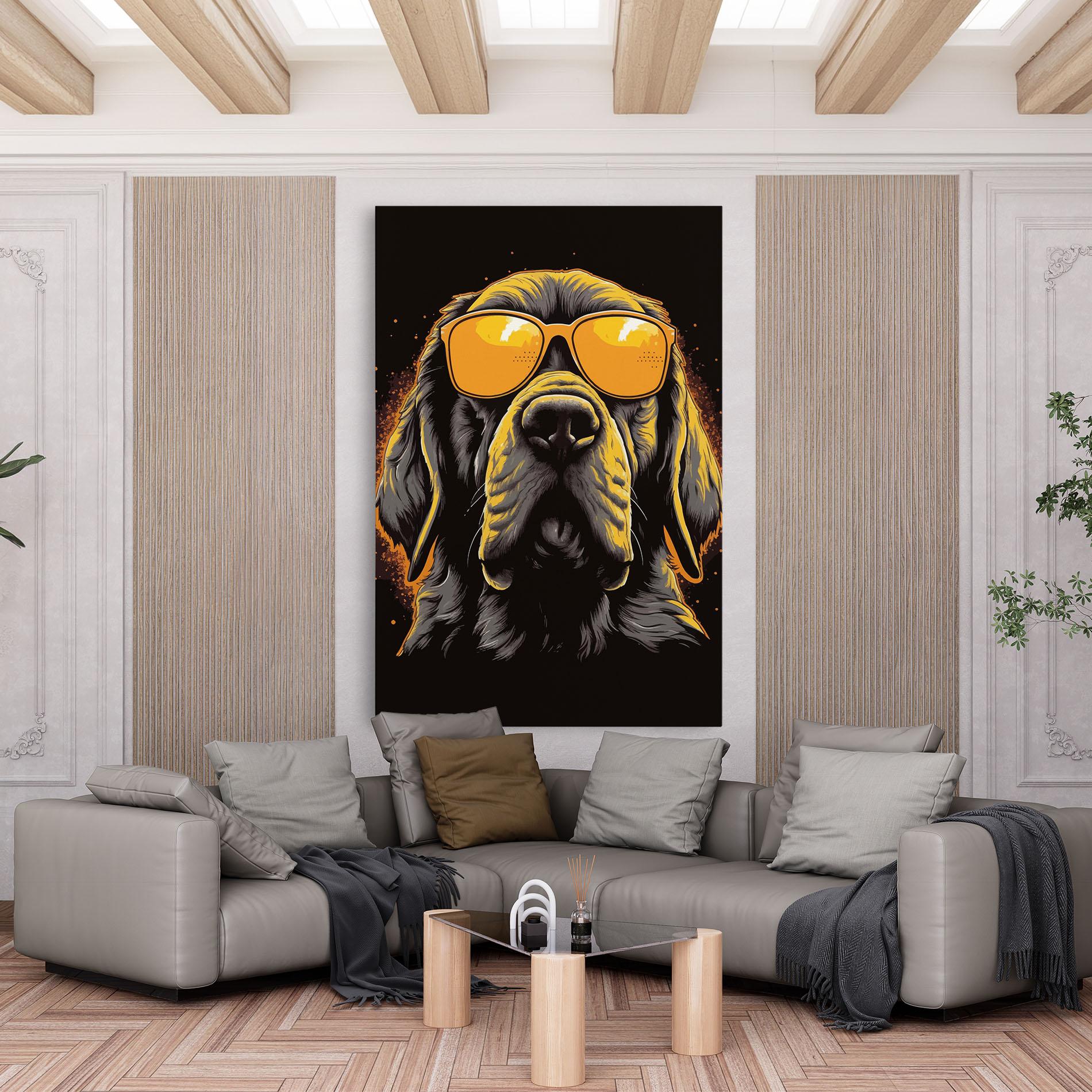 Tablou Canvas Coolest Dog mockup 6
