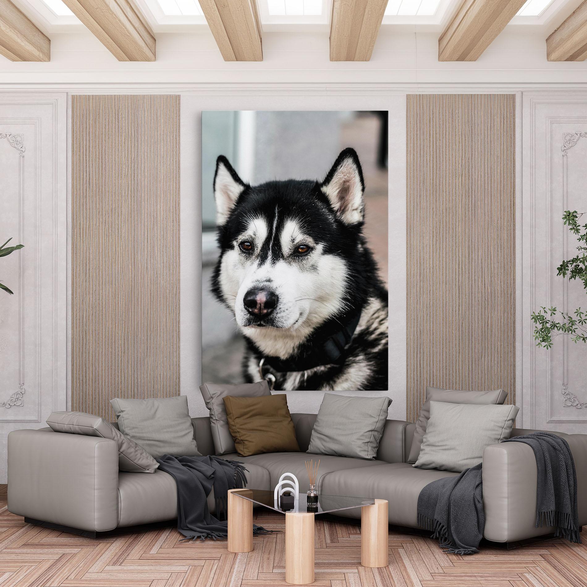 Tablou Canvas Husky Dog mockup 6